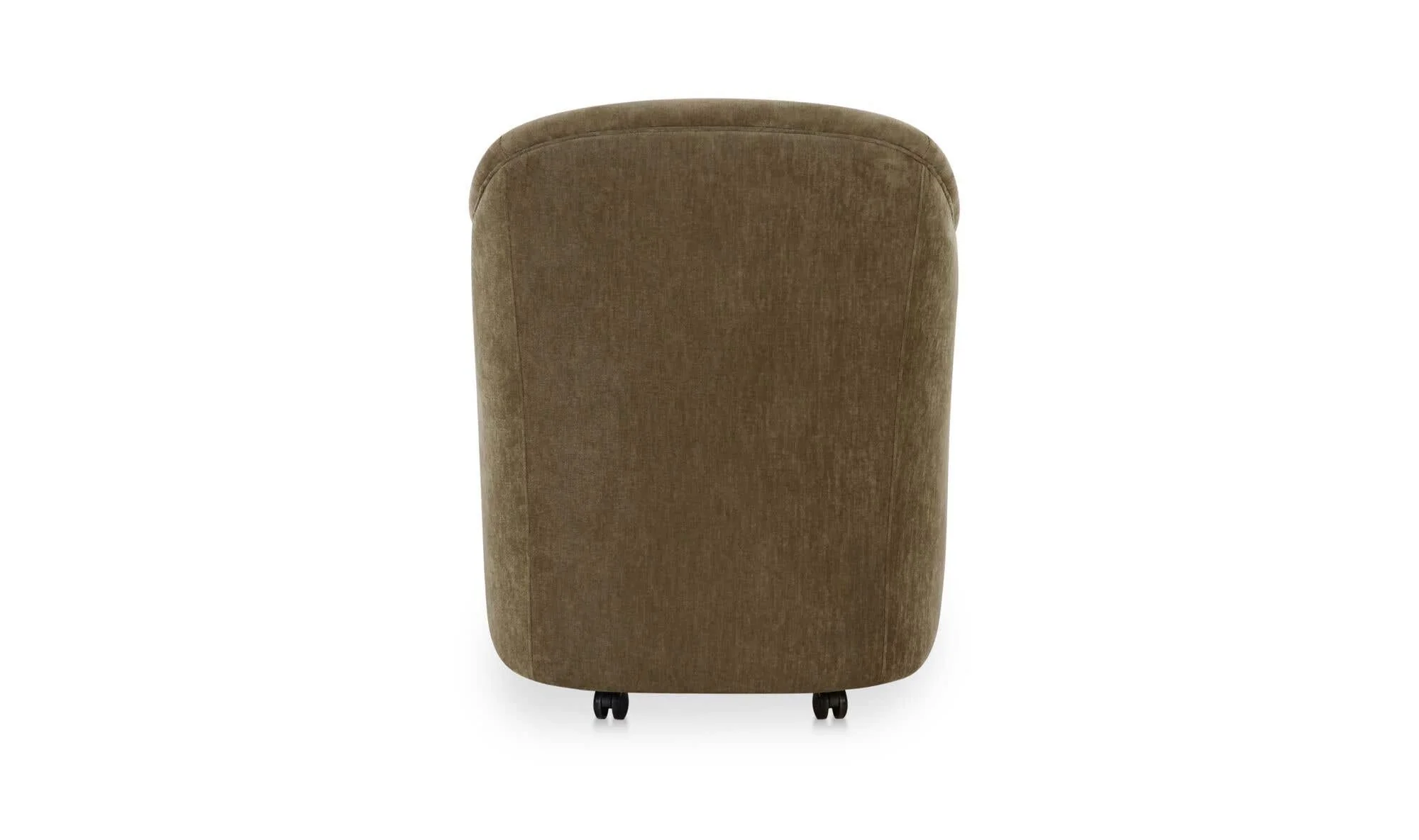 Moe's Home Drava Rolling Dining Chair Green - Image 6