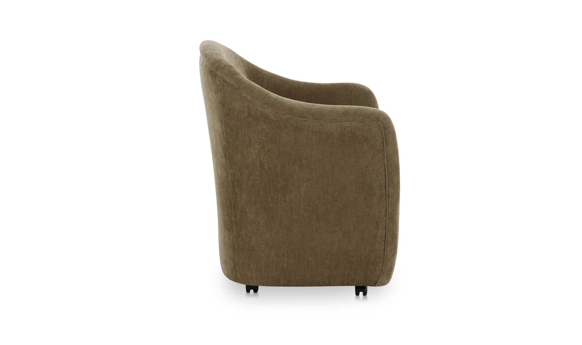 Moe's Home Drava Rolling Dining Chair Green - Image 7