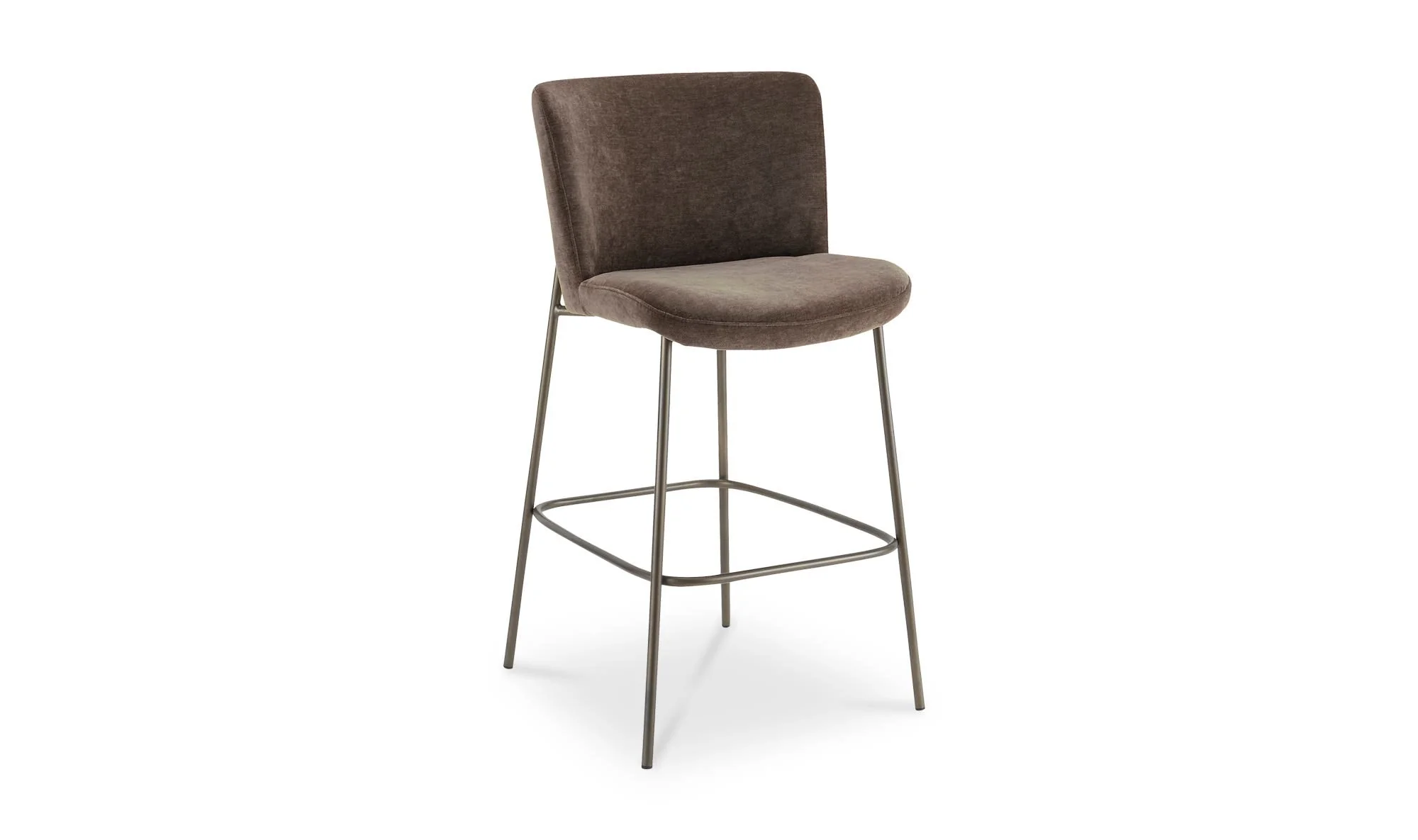 Moe's Home Early Bar Stool Dark Brown - Image 4