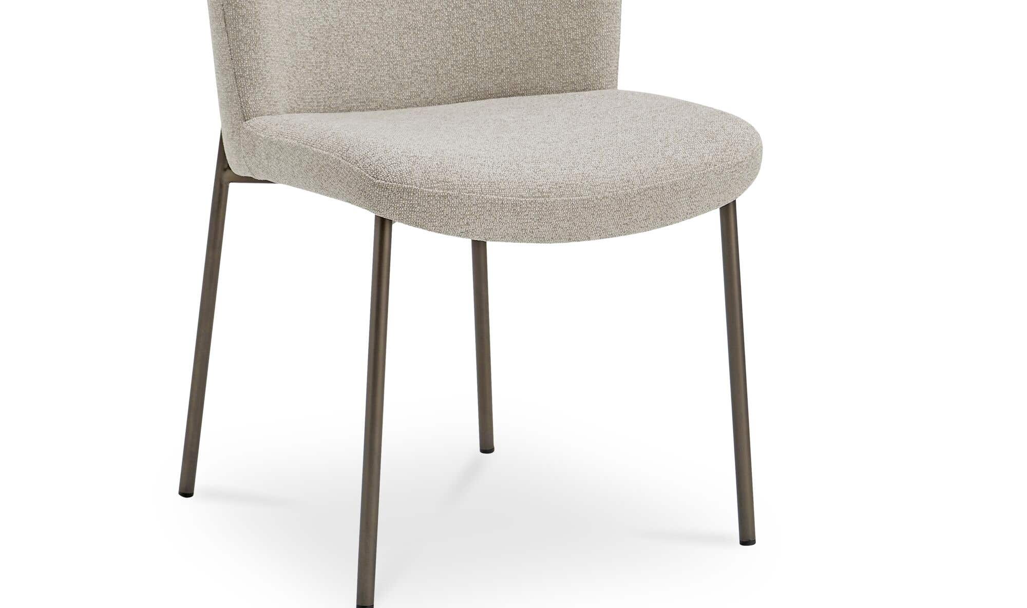 Moe's Home Early Dining Chair Beige-Set Of Two - Image 8