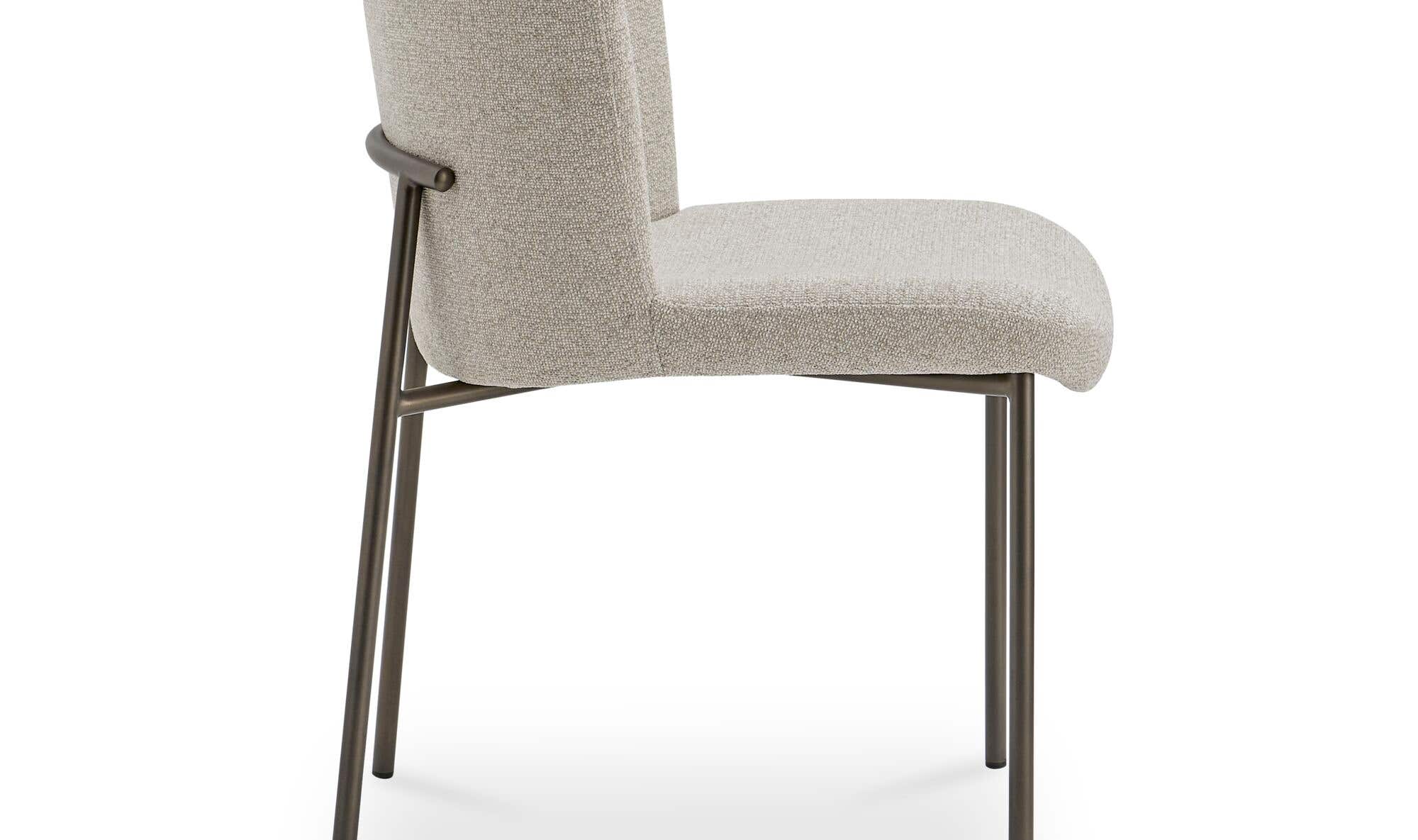 Moe's Home Early Dining Chair Beige-Set Of Two - Image 9
