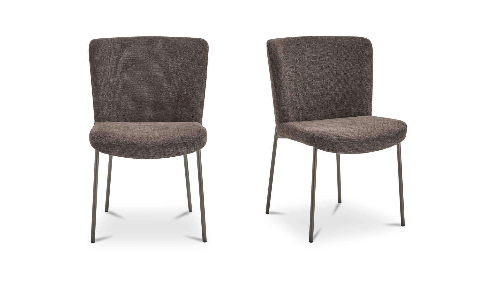 Moe's Home Early Dining Chair Dark Brown-Set Of Two