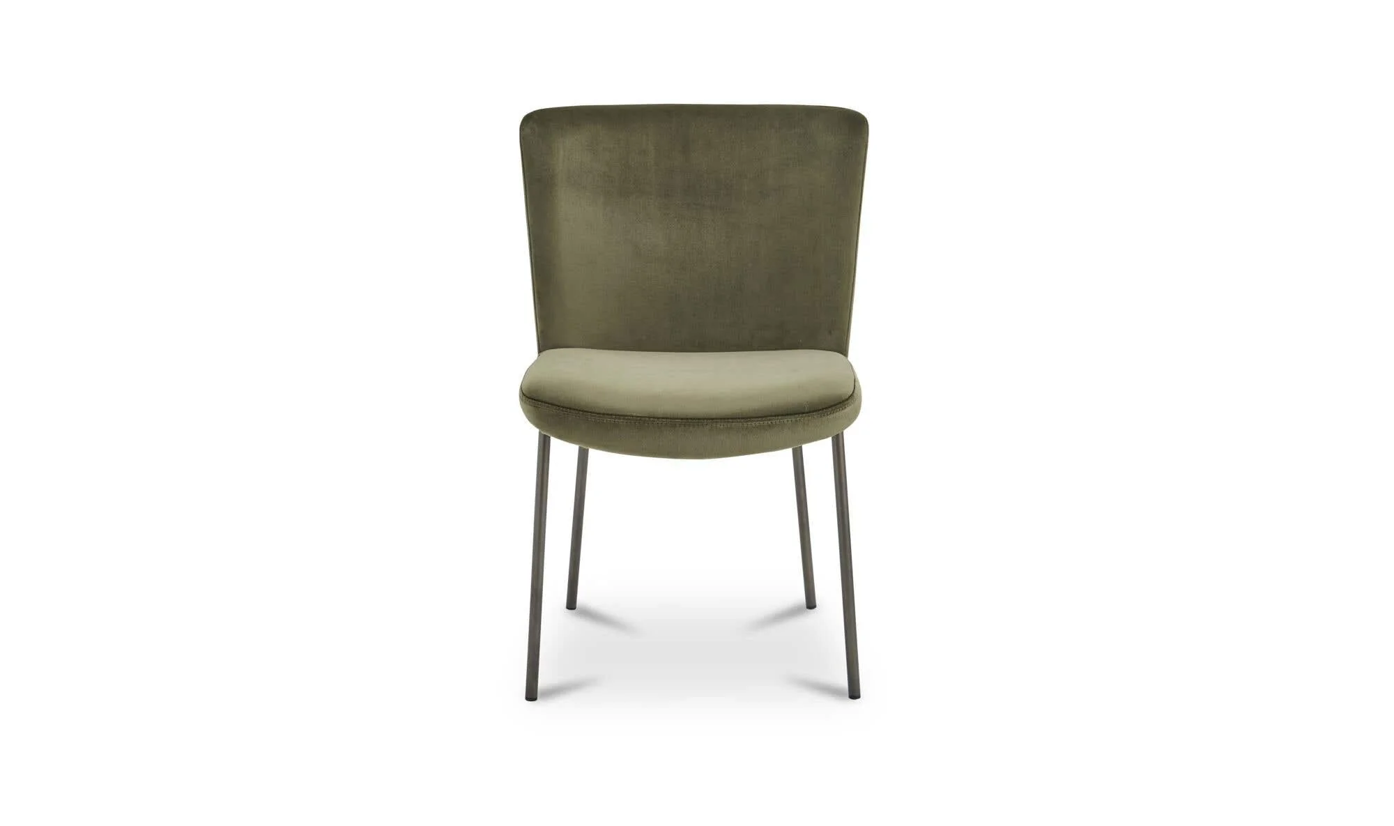 Moe's Home Early Dining Chair Faux Green Mohair-Set Of Two - Image 8