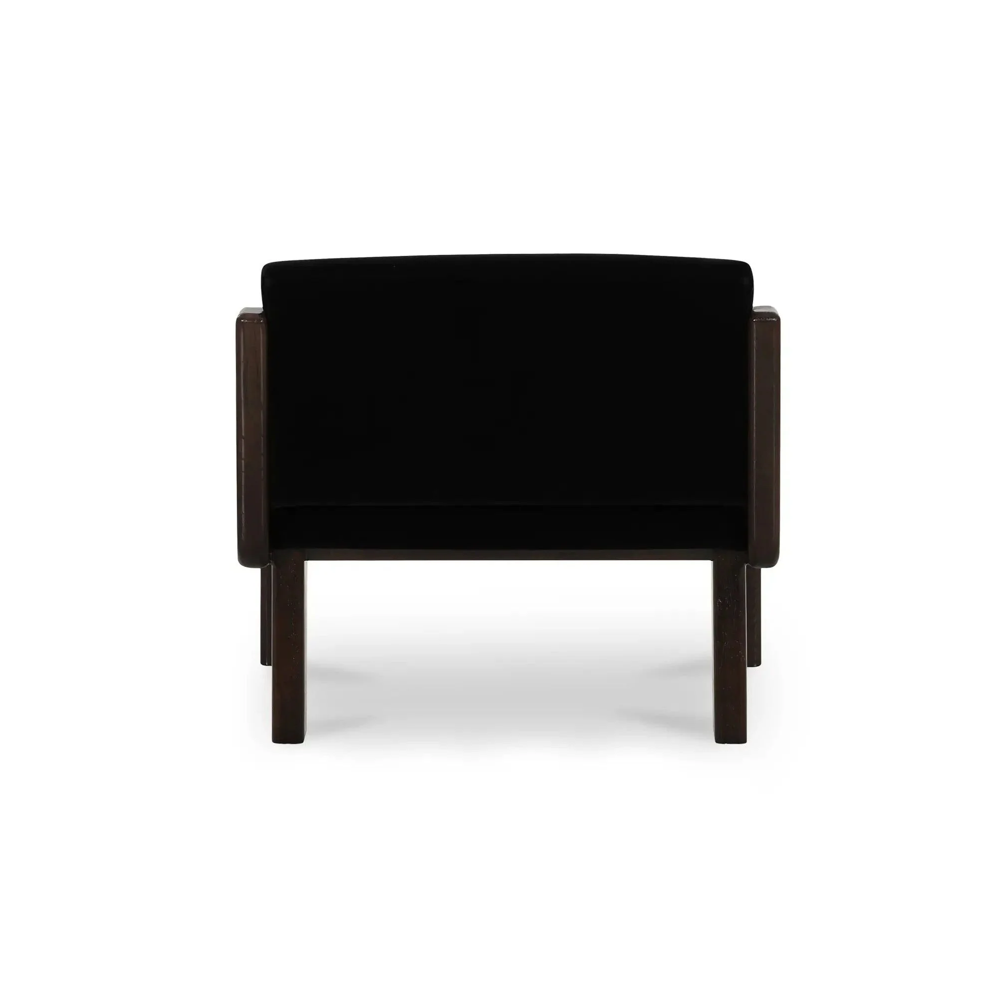 Moe's Home Collection Edie Black Faux Mohair Accent Chair - Image 9