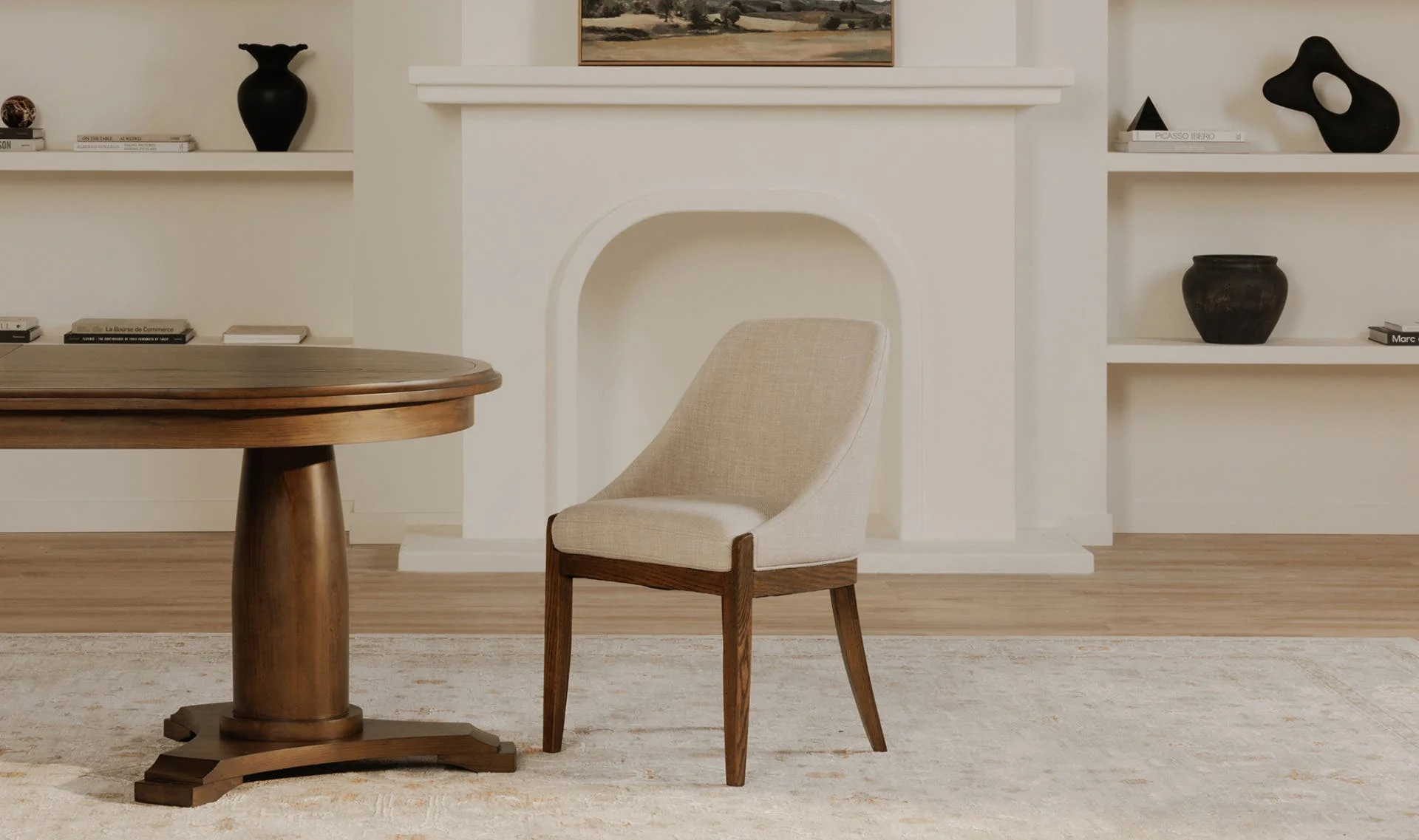 Moe's Home Edward Dining Chair Heather Beige - Image 2