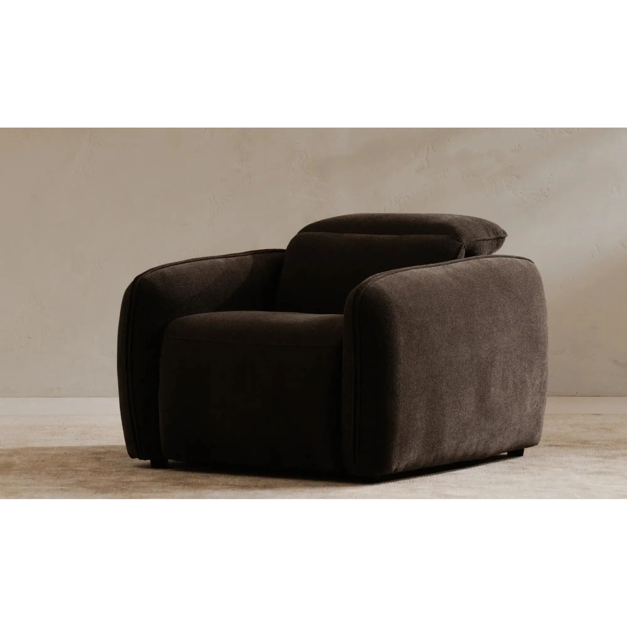 Moe's Home Collection Eli Dusk Grey Power Recliner Chair - Image 2