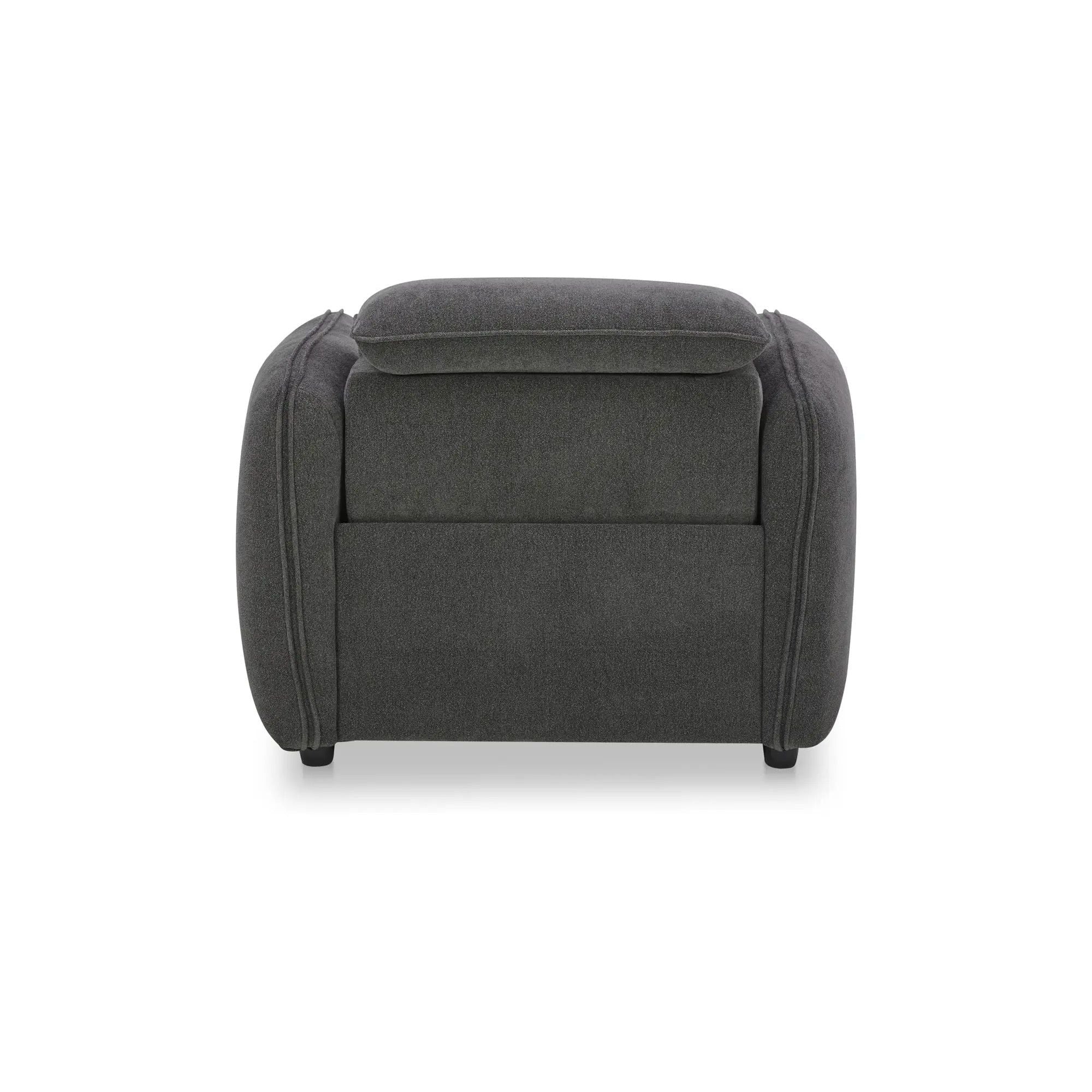 Moe's Home Collection Eli Dusk Grey Power Recliner Chair - Image 7