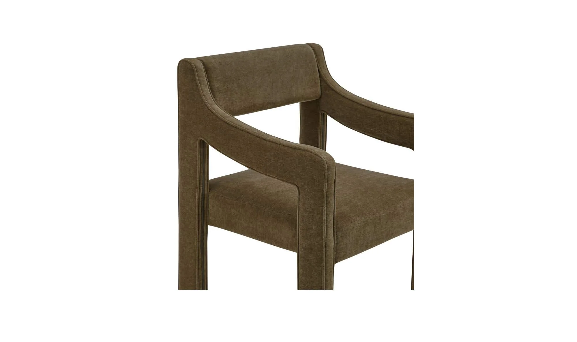 Moe's Home Elise Dining Chair Cedar Green - Image 7