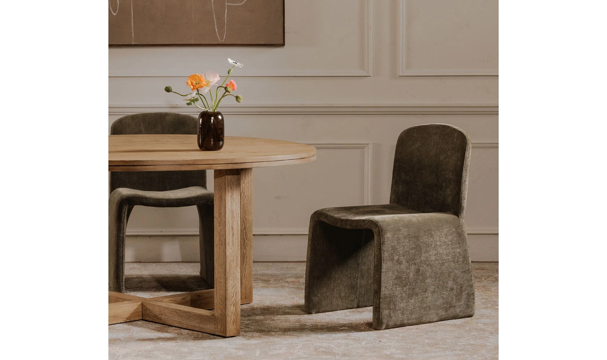 Moe's Home Ella Dining Chair Cedar Green - Image 3