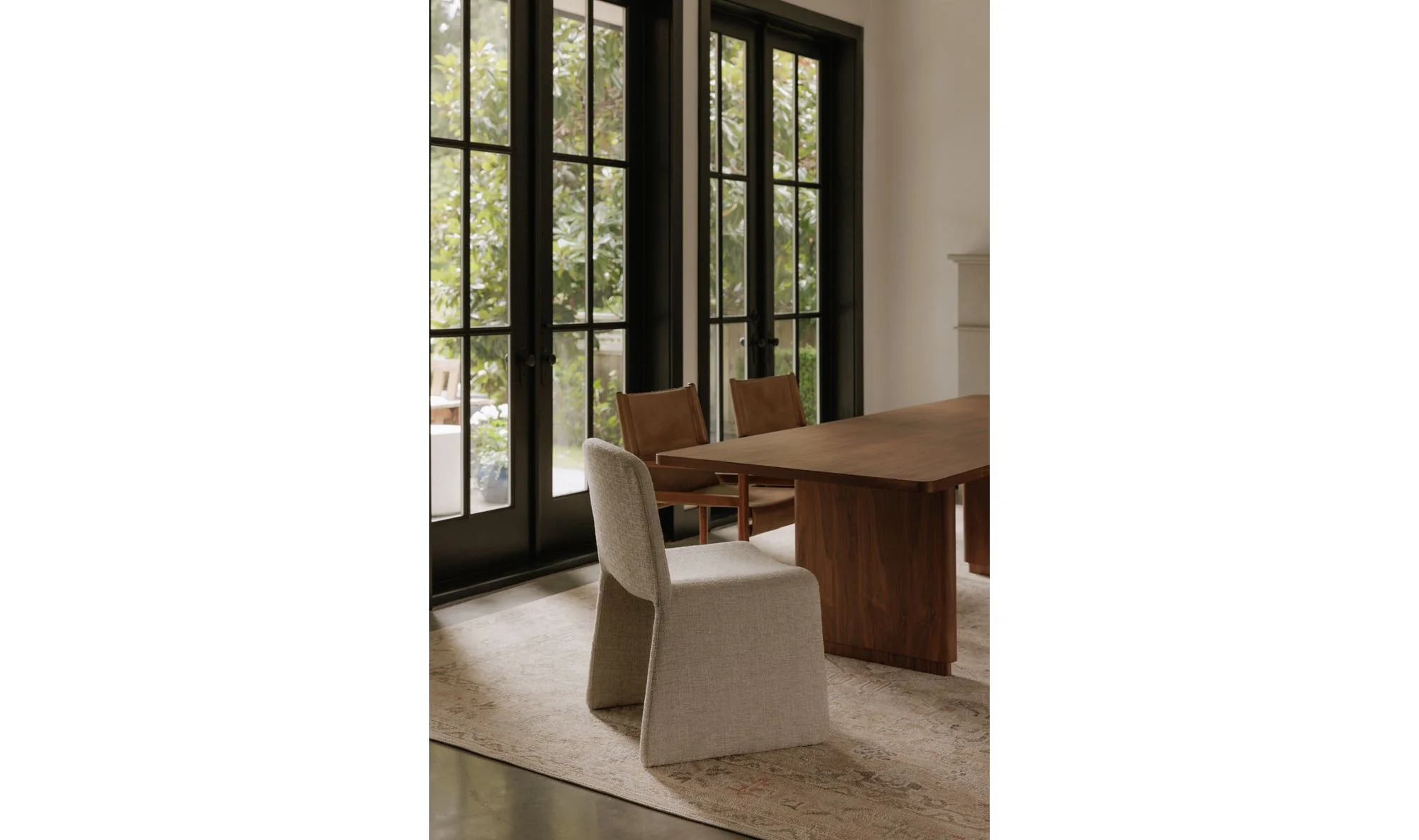 Moe's Home Ella Dining Chair Heather Beige - Image 2