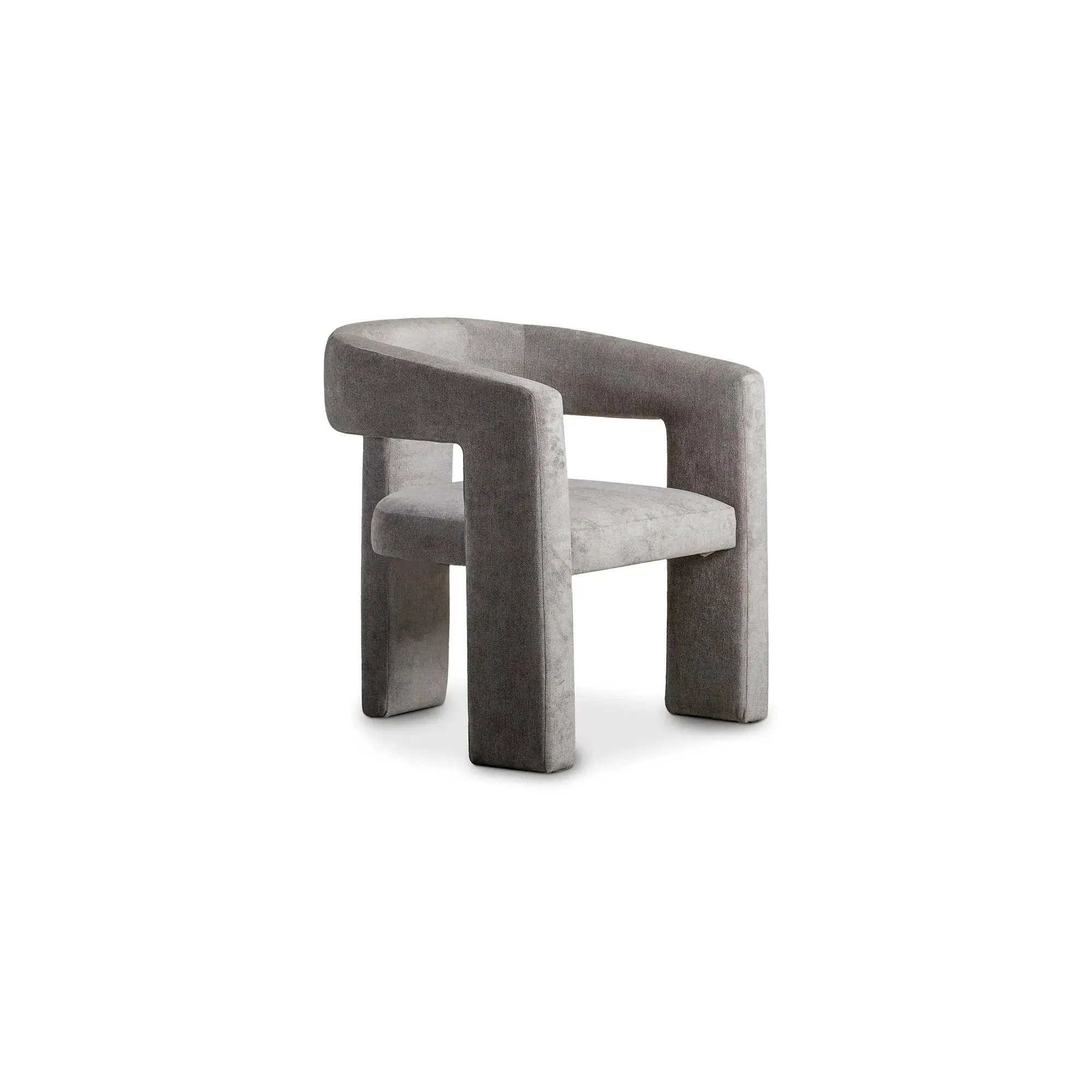 Moe's Home Collection Elo Light Grey Chair - Image 4