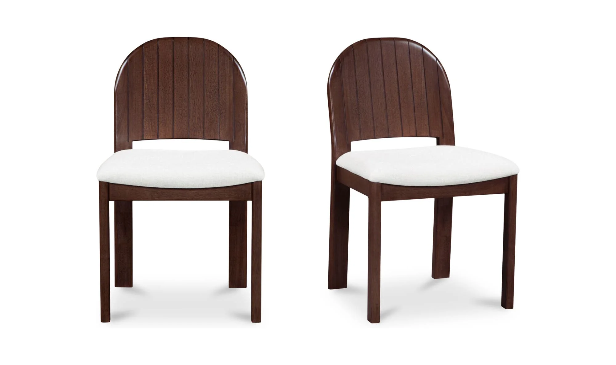Moe's Home Emil Dining Chair Cream-Set of Two