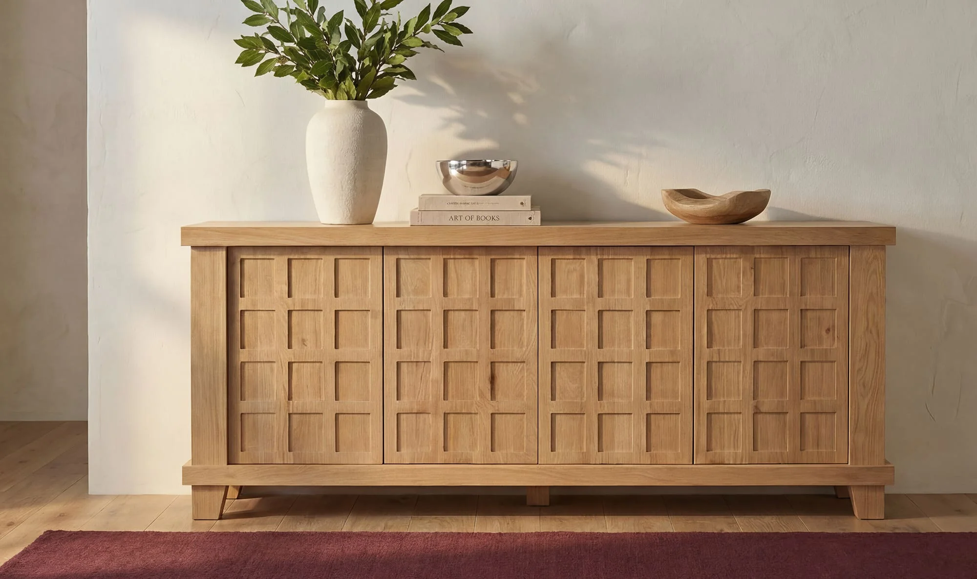 Moe's Home Enya Sideboard Natural Oak - Image 2