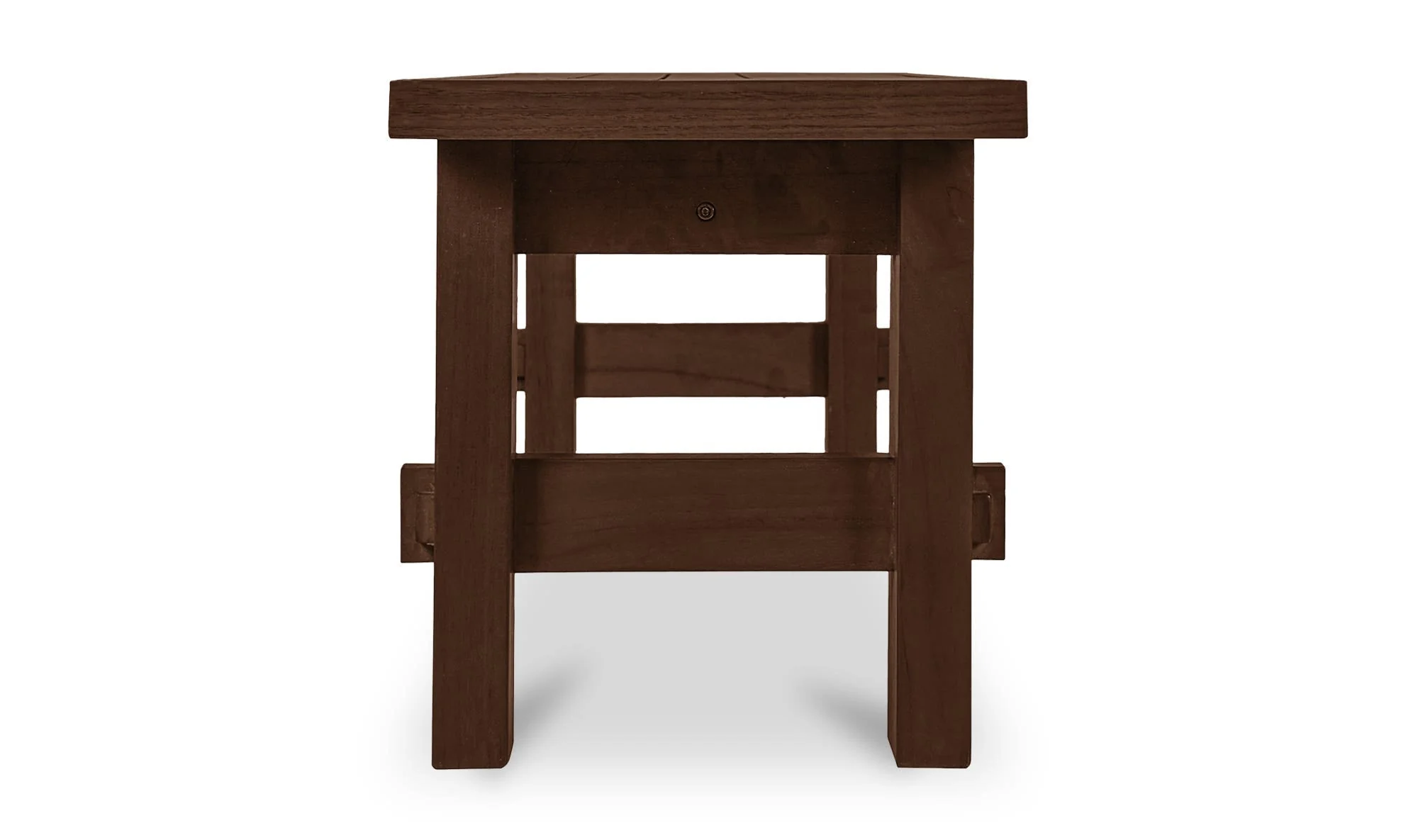 Moe's Home Esmond Outdoor Dining Bench Brown - Image 10