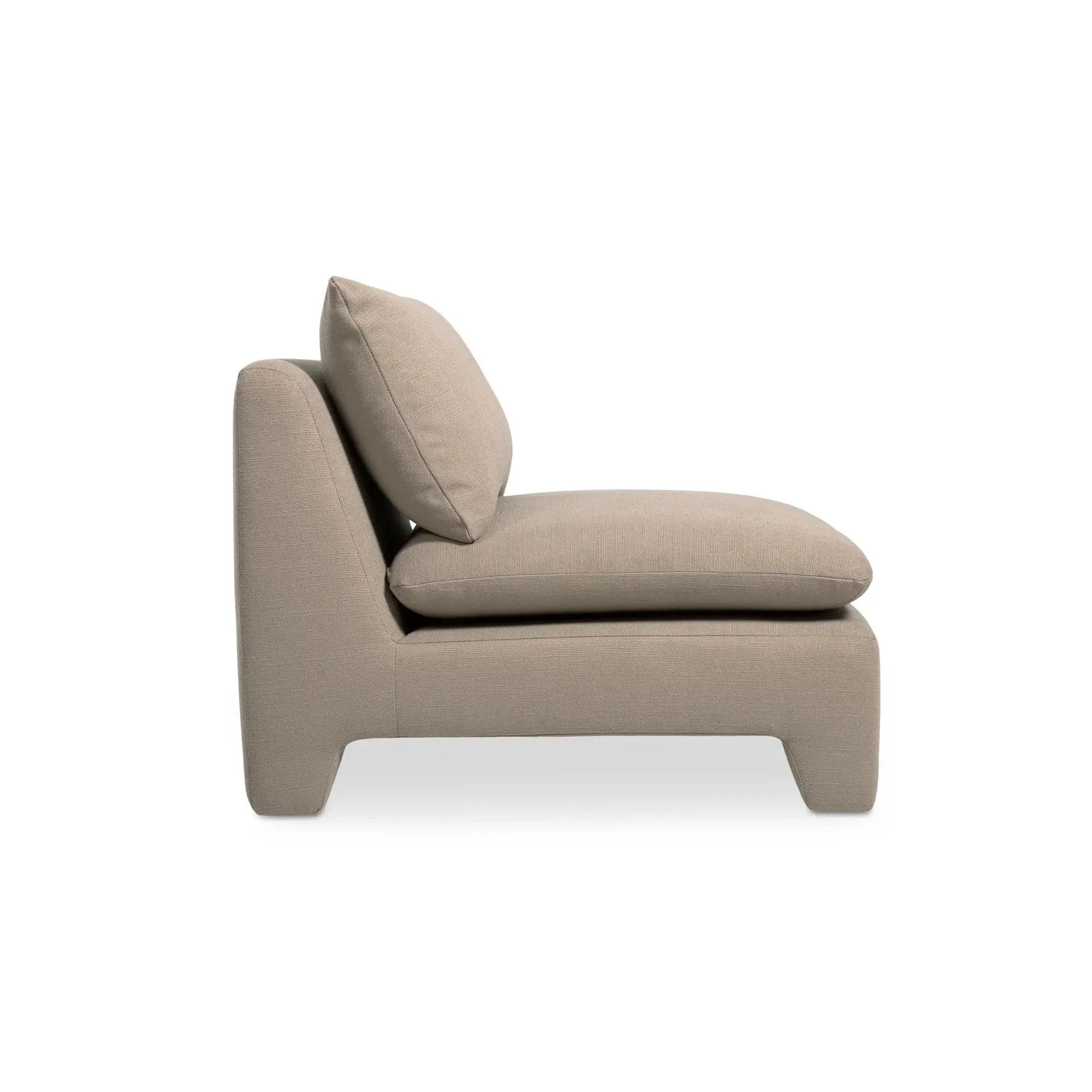 Moe's Home Collection Estelle Flax Lounge Chair - Image 5