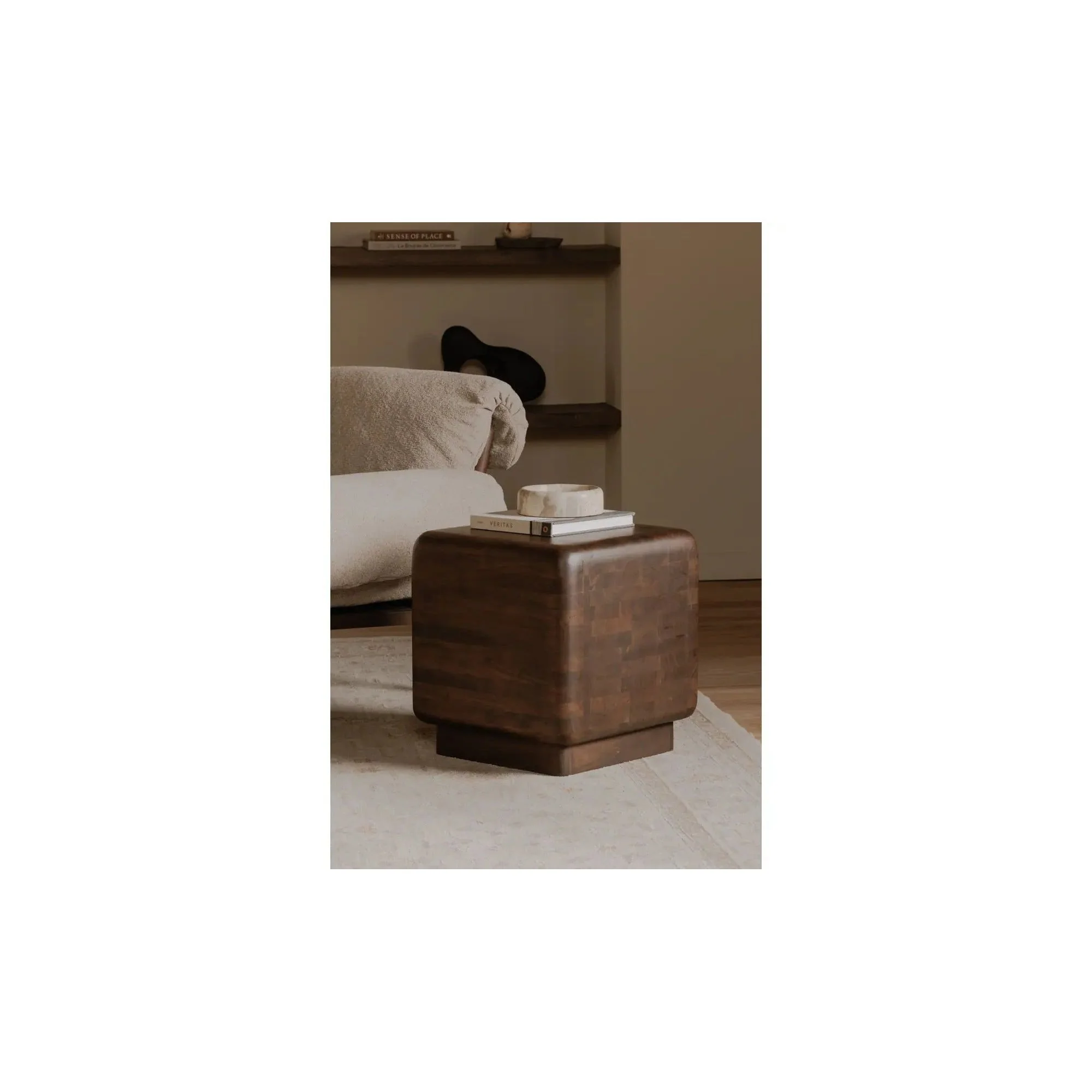 Moe's Home Collection Eton Dark Brown Side Table - Image 2