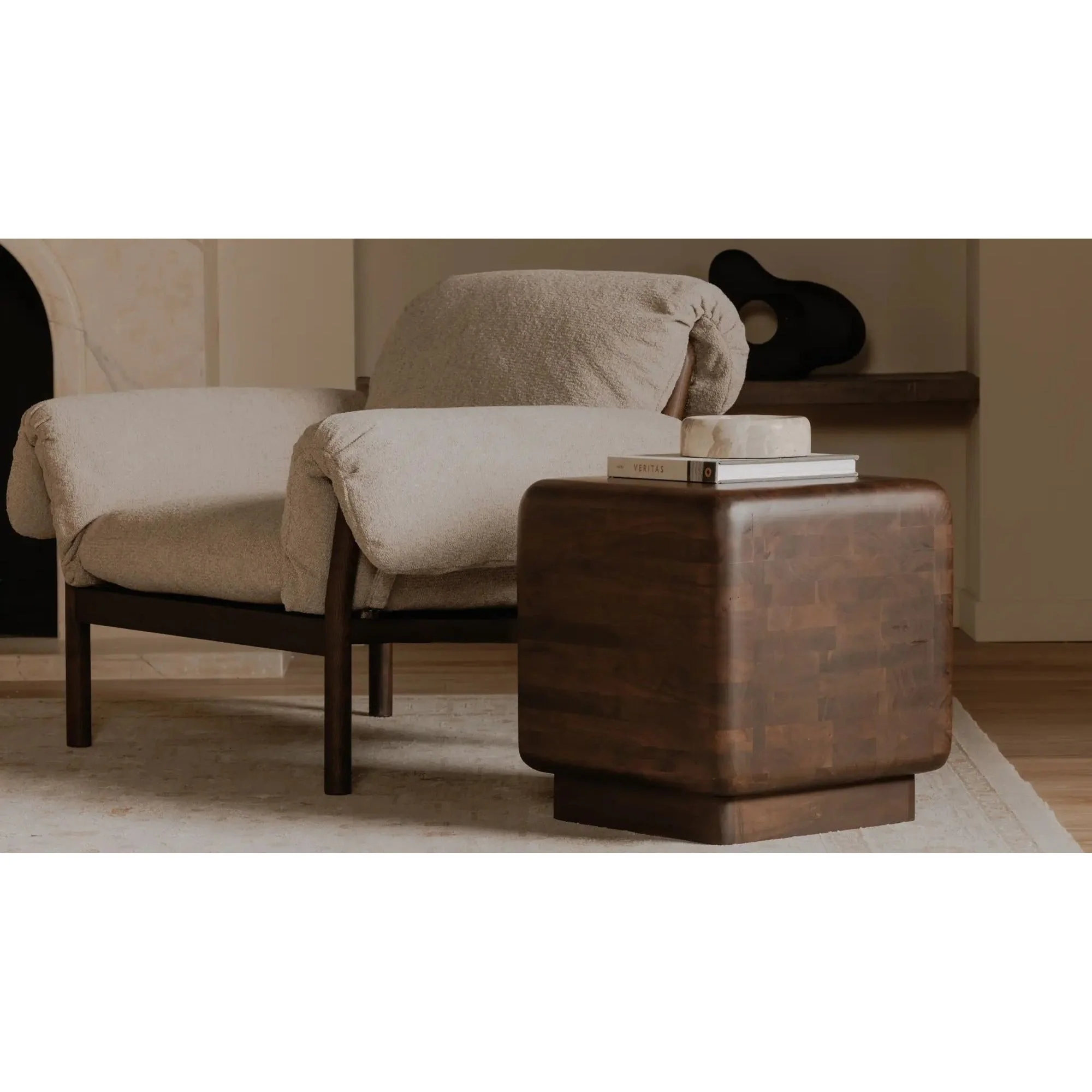 Moe's Home Collection Eton Dark Brown Side Table - Image 9