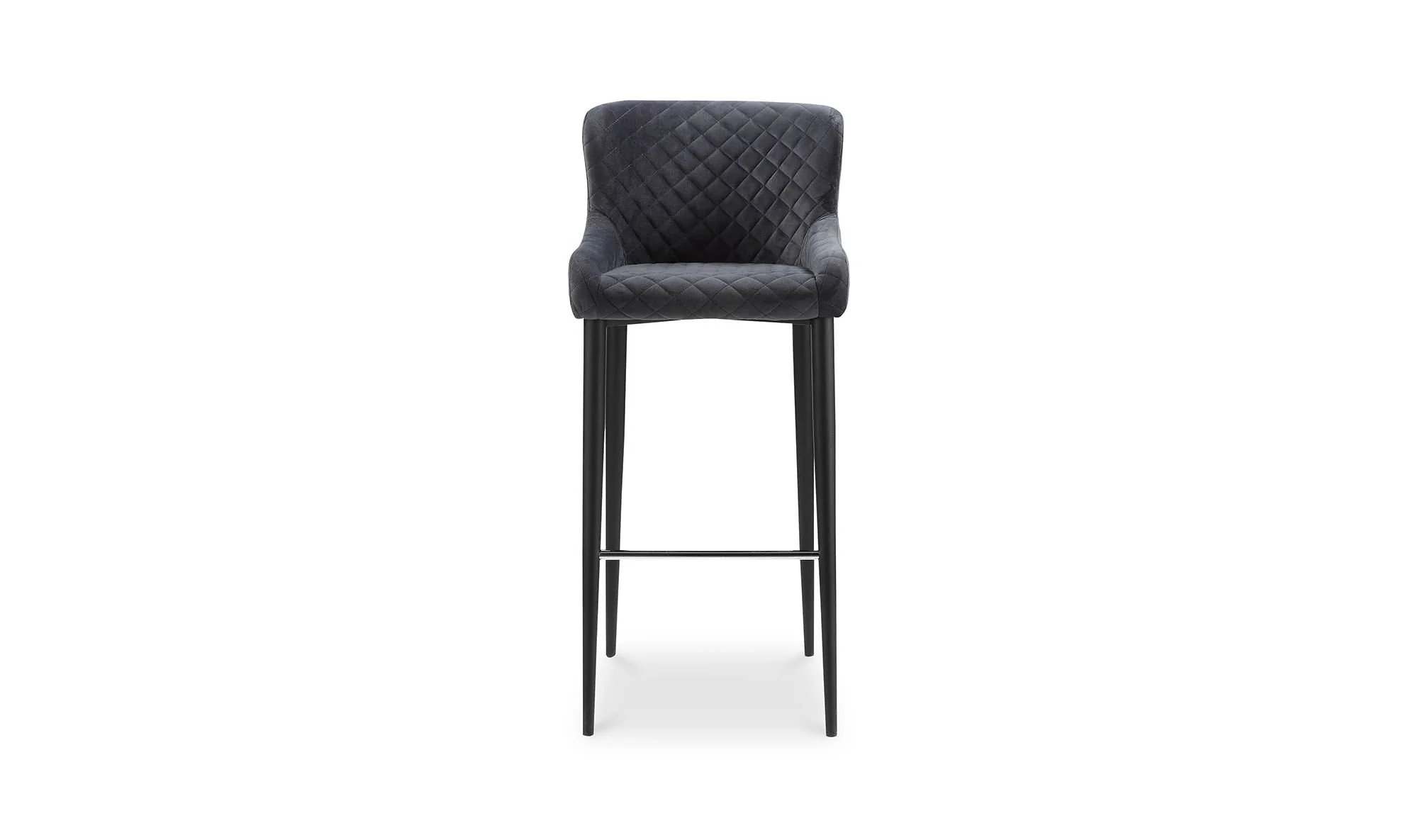 Moe's Home Etta Bar Stool Dark Grey