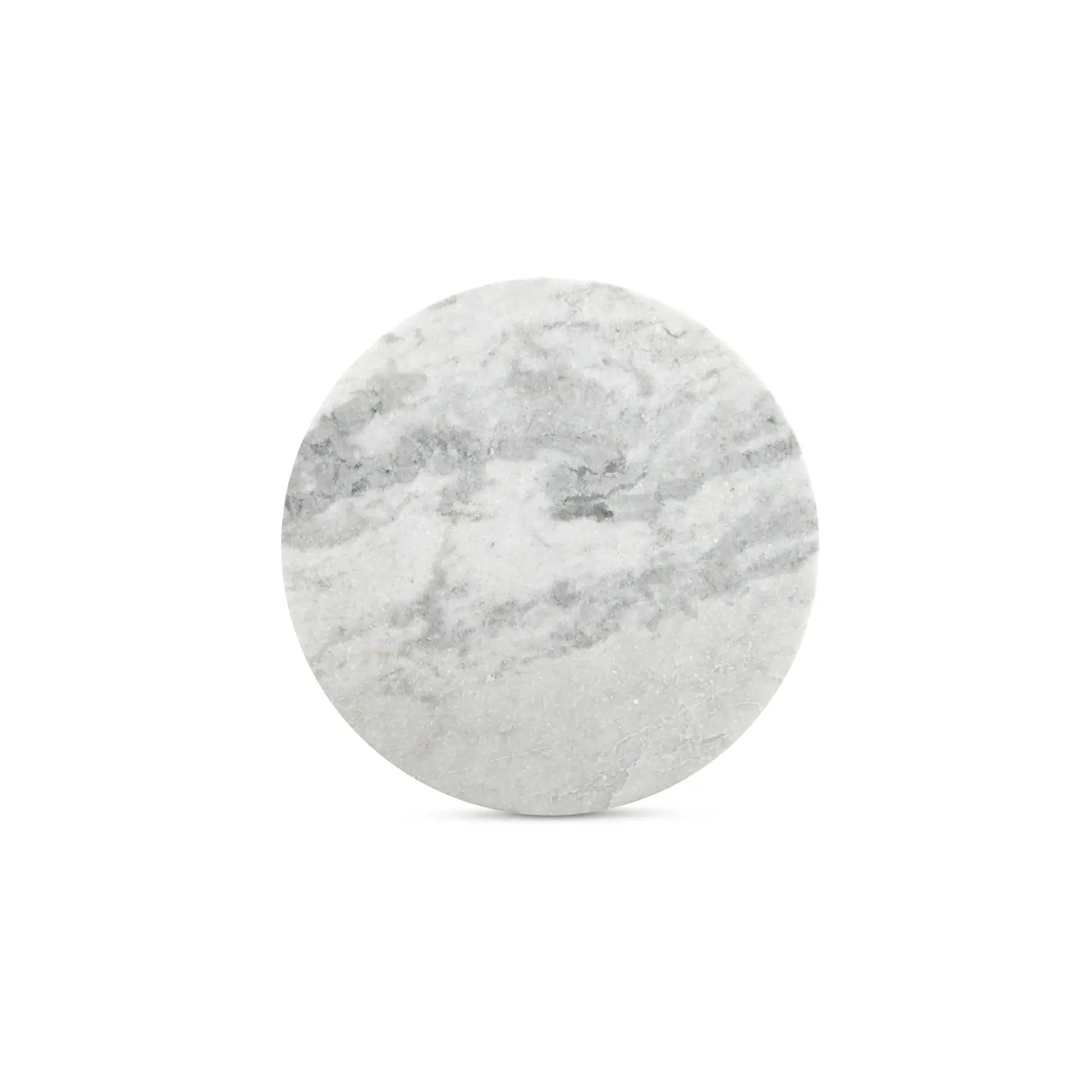 Moe's Home Collection Evelyn Ashen Gray Matrix Marble Accent Table - Image 9