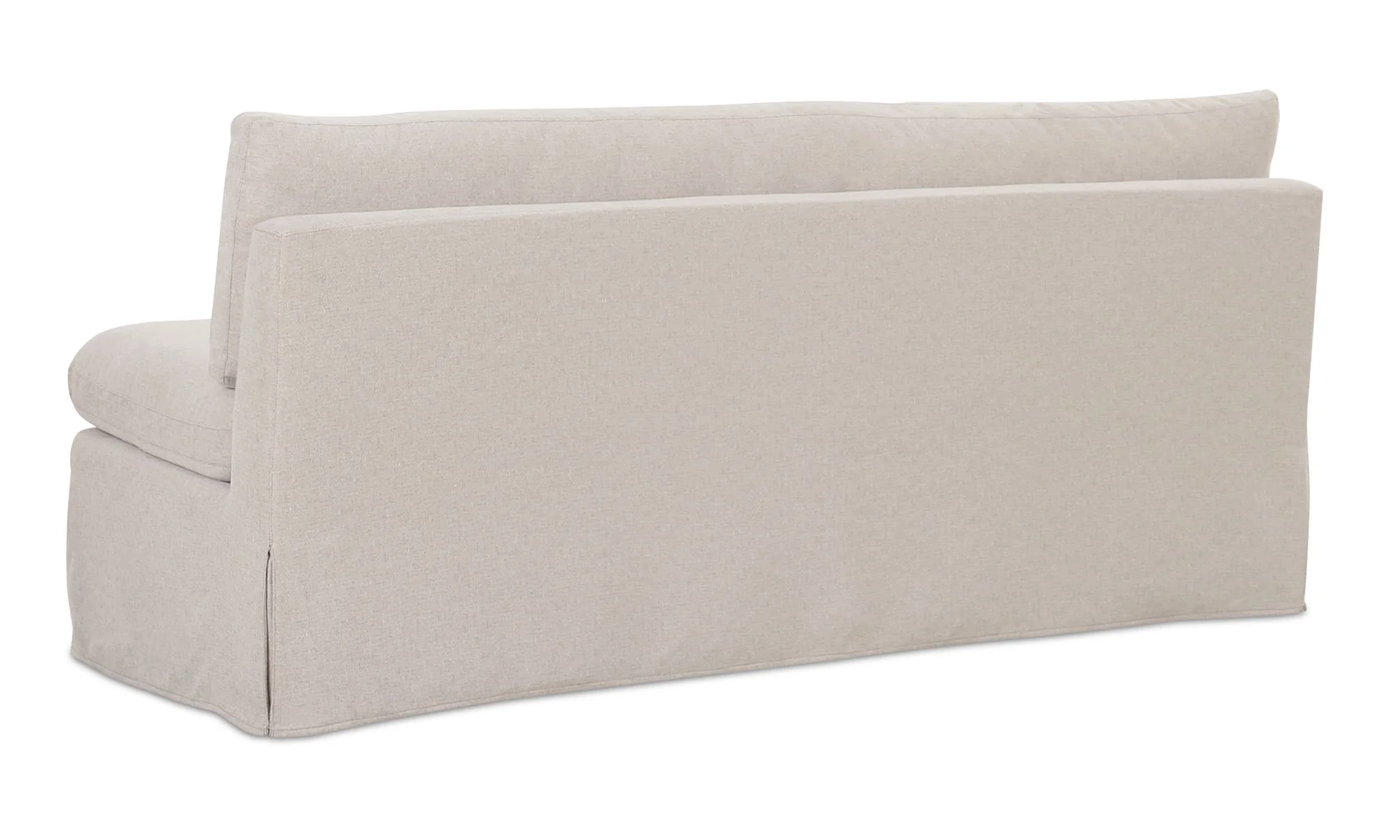 Moe's Home Fable Slipcover Dining Bench Beige - Image 8