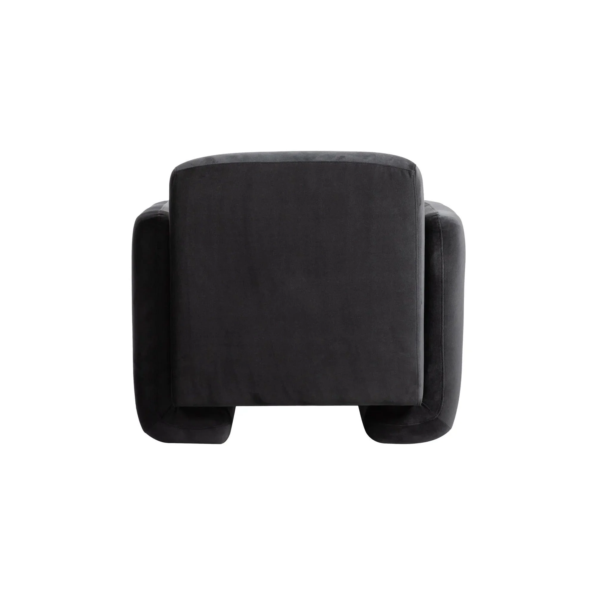 Moe's Home Collection Fallon Shadow Grey Accent Chair - Image 4