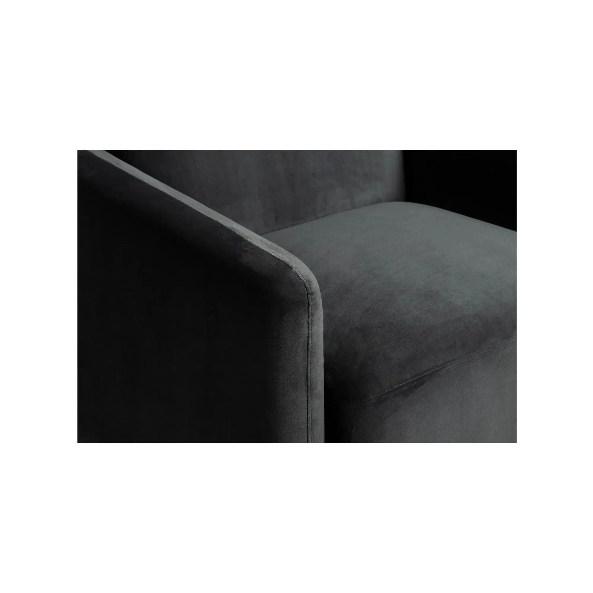 Moe's Home Collection Fallon Shadow Grey Accent Chair - Image 7