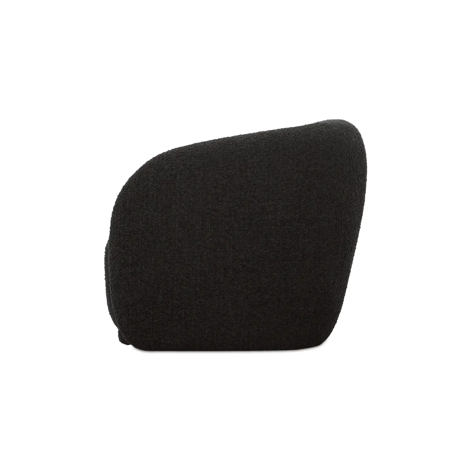 Moe's Home Collection Faye Black Boucle Accent Chair - Image 3
