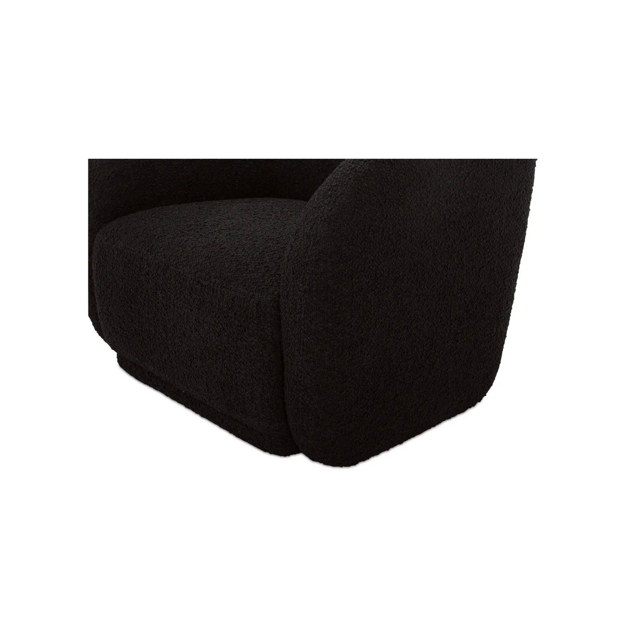 Moe's Home Collection Faye Black Boucle Accent Chair - Image 5