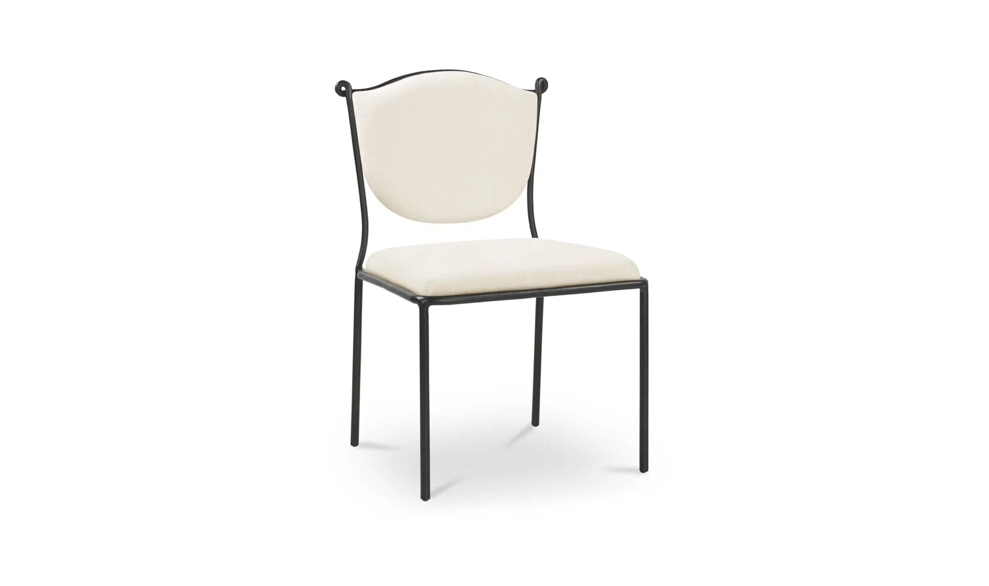 Moe's Home Ferris Dining Chair Cream - Image 7