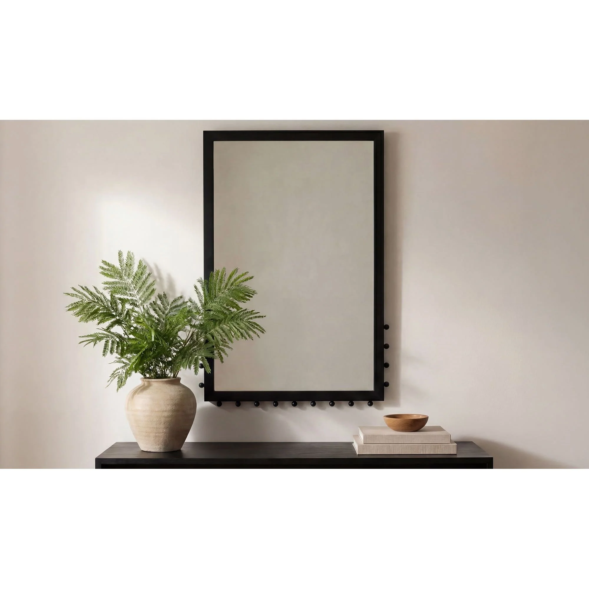 Moe's Home Figaro Wall Mirror Black - Image 2