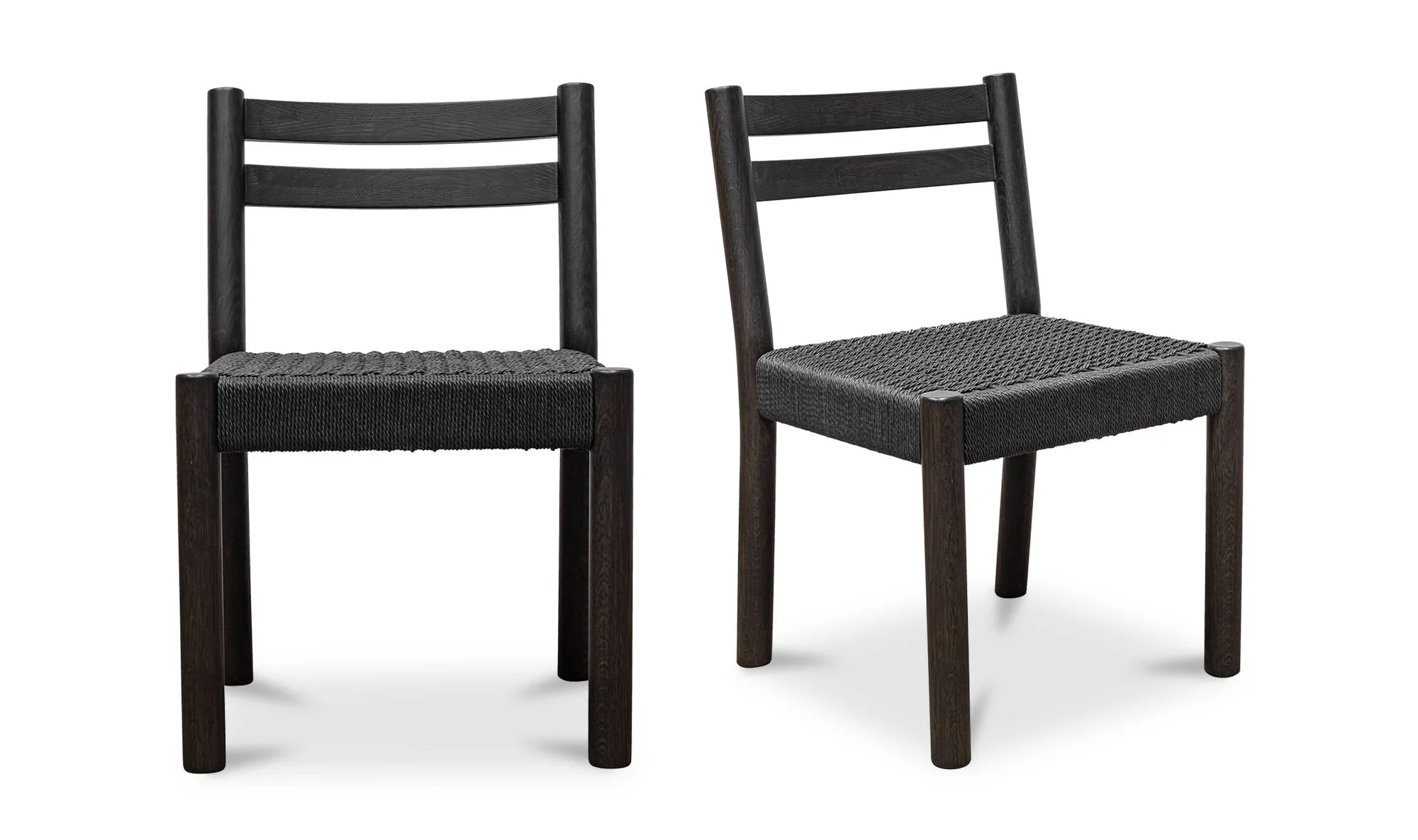Moe's Home Finn Dining Chair Black–Set Of Two