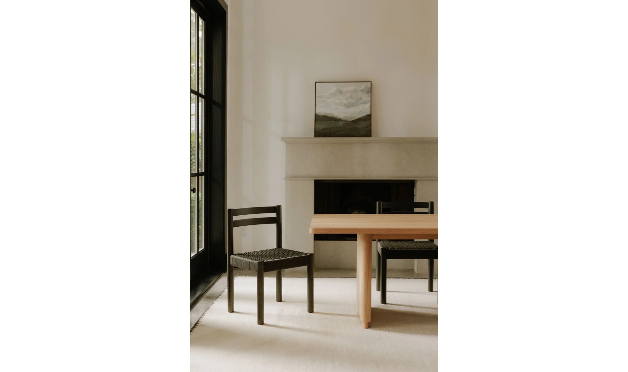 Moe's Home Finn Dining Chair Black–Set Of Two - Image 2