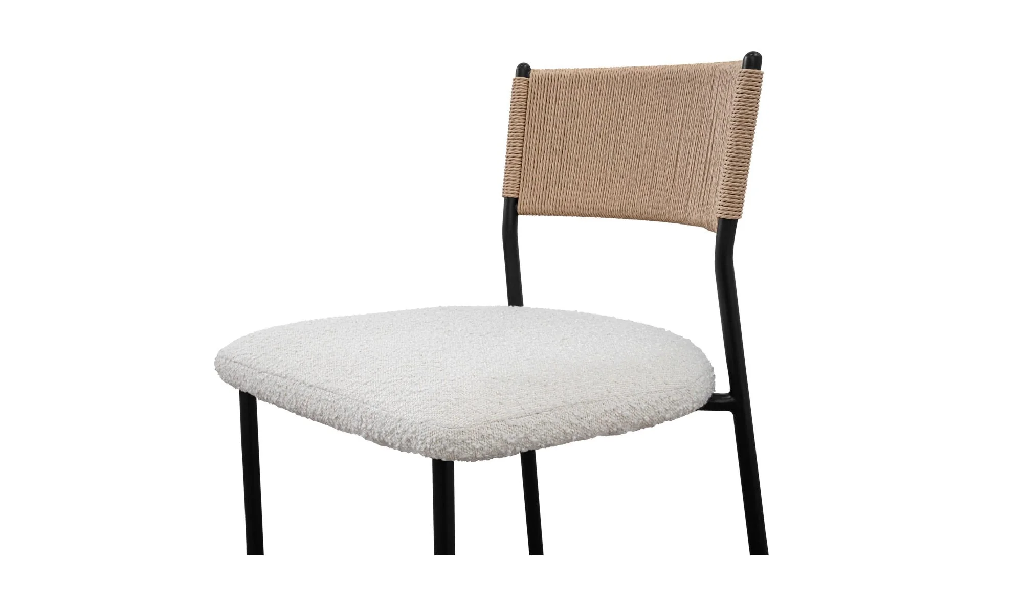 Moe's Home Foley Dining Chair White Set Of Two - Image 8