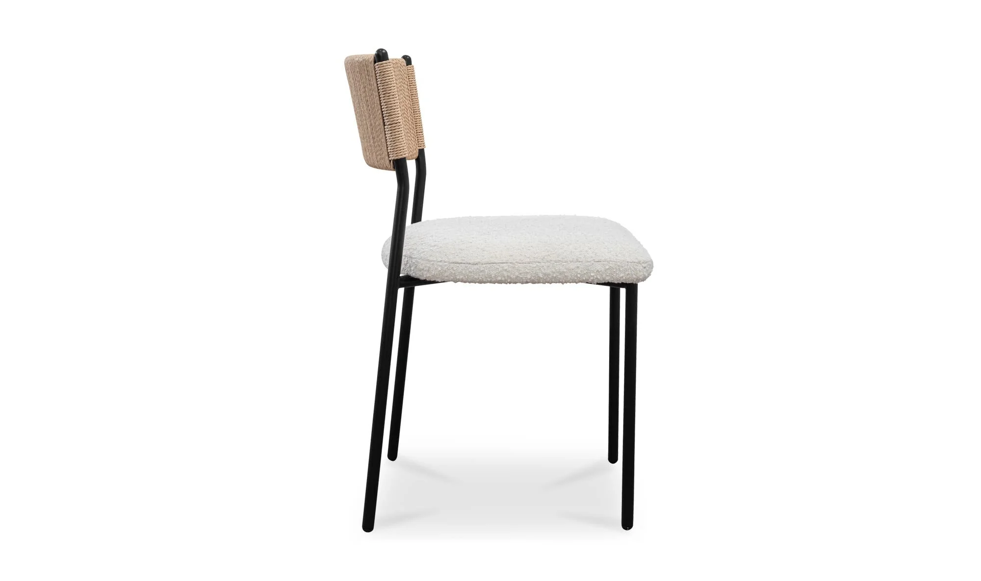 Moe's Home Foley Dining Chair White Set Of Two - Image 9