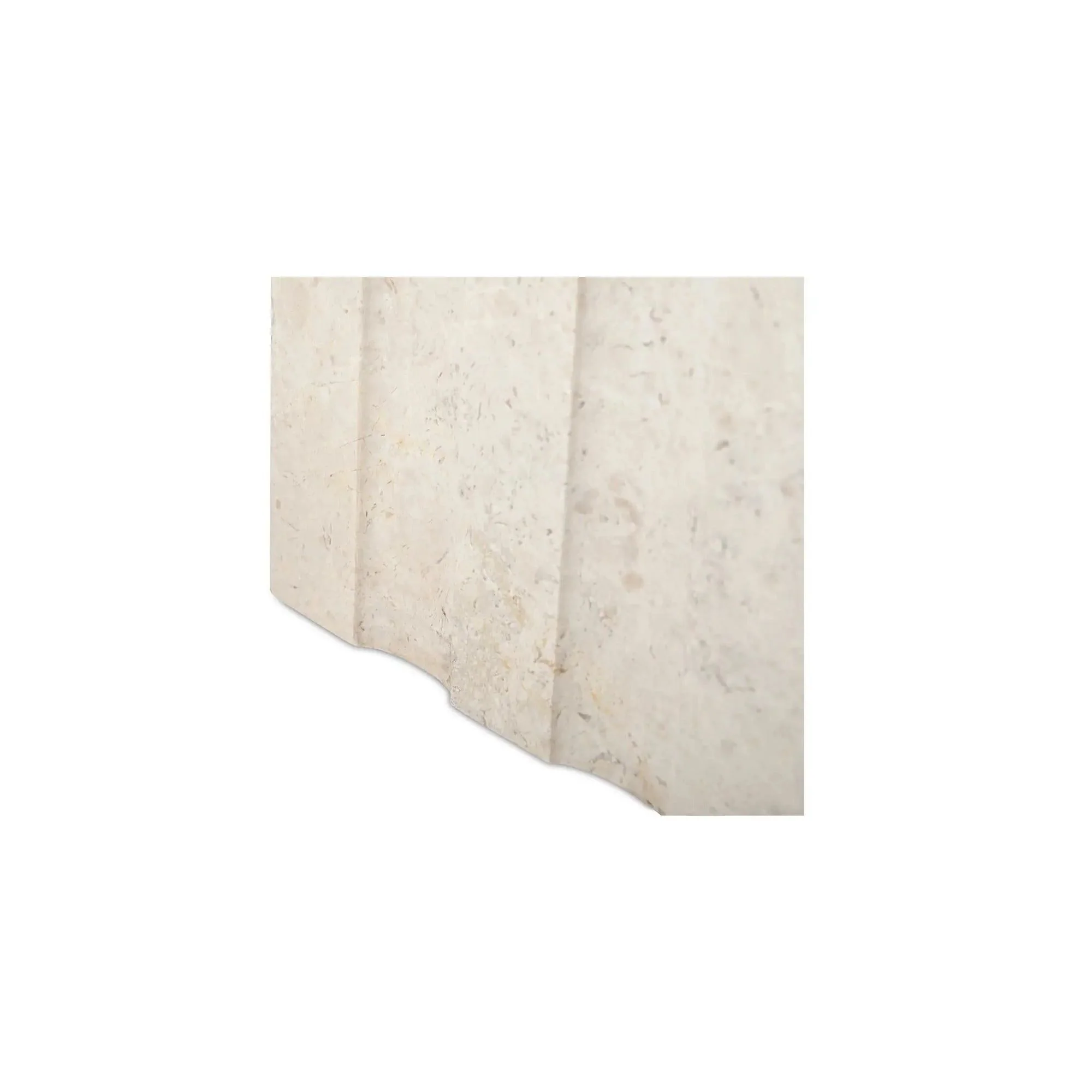 Moe's Home Collection Forum Side Cream Marble Side Table - Image 6
