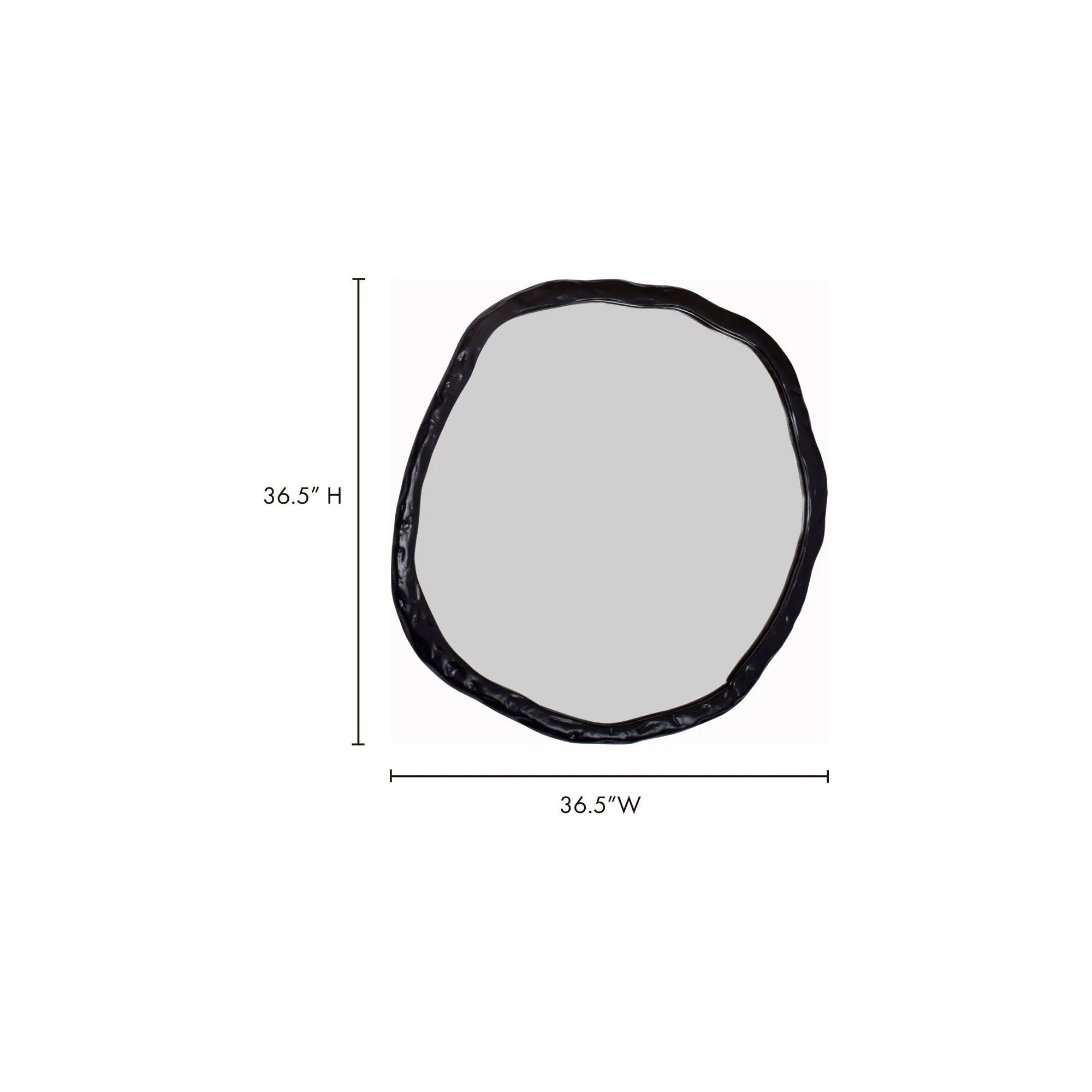 Moe's Home Foundry Large Mirror Black - Image 5