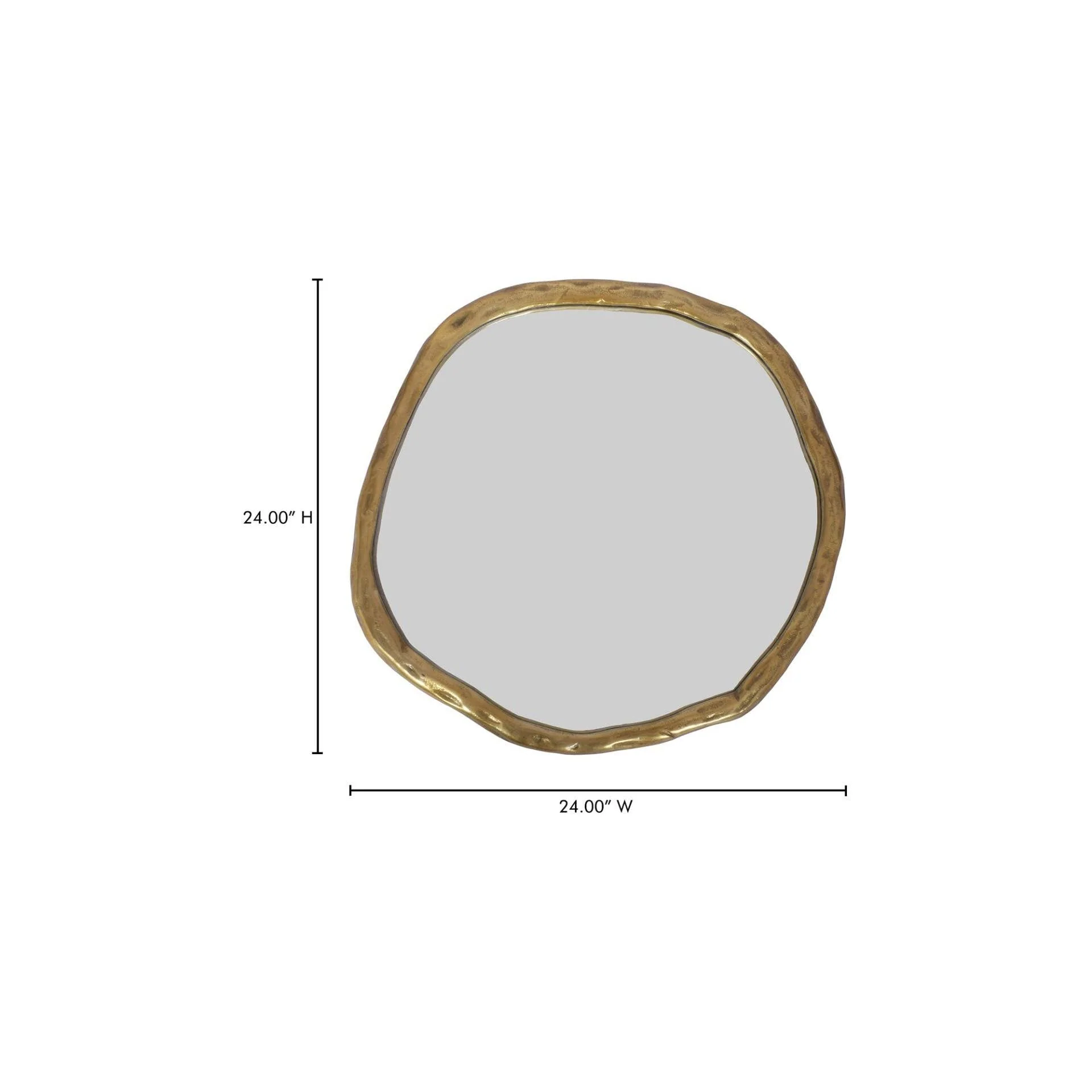 Moe's Home Foundry Small Mirror Gold - Image 6