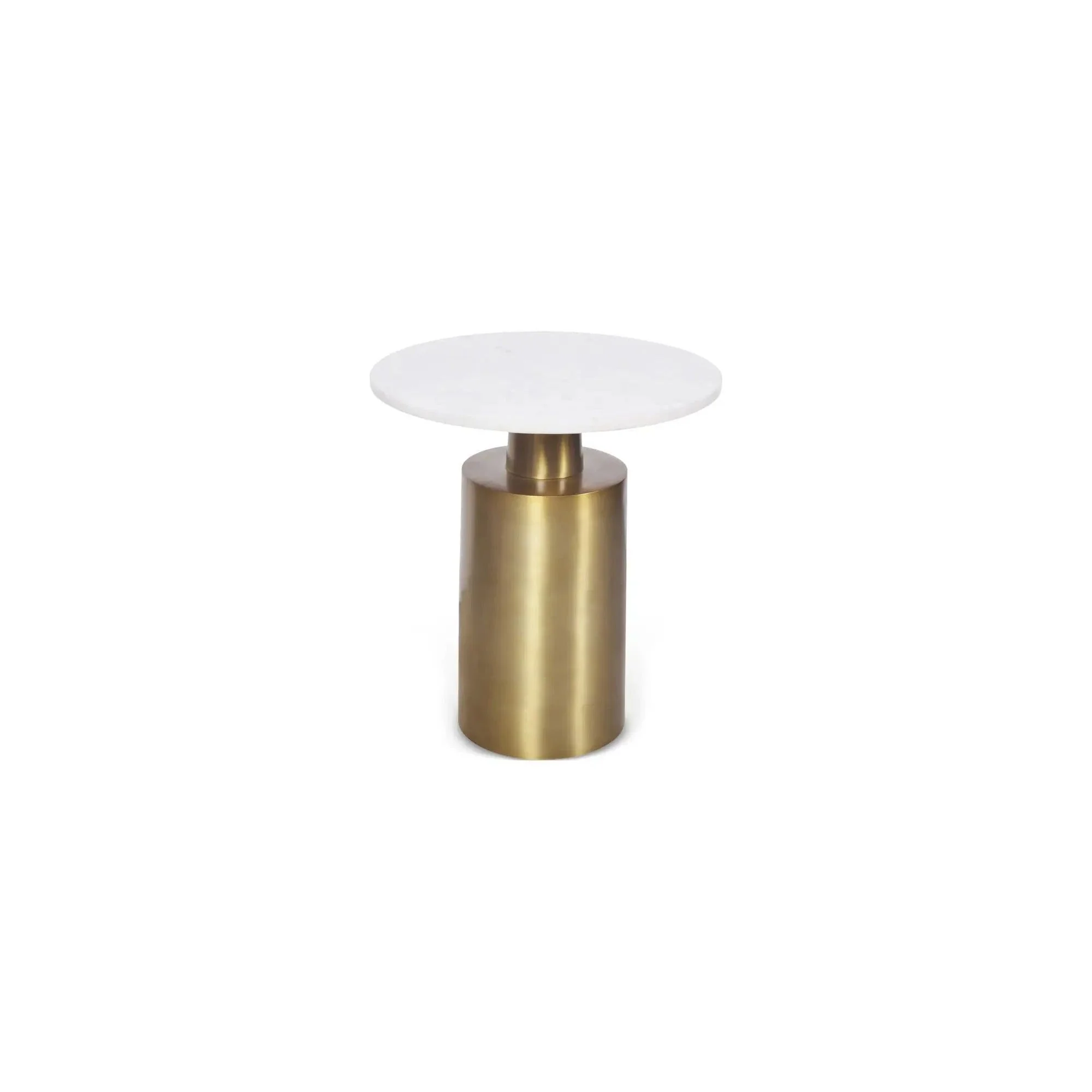 Moe's Home Collection France Gold Marble Accent Table - Image 4