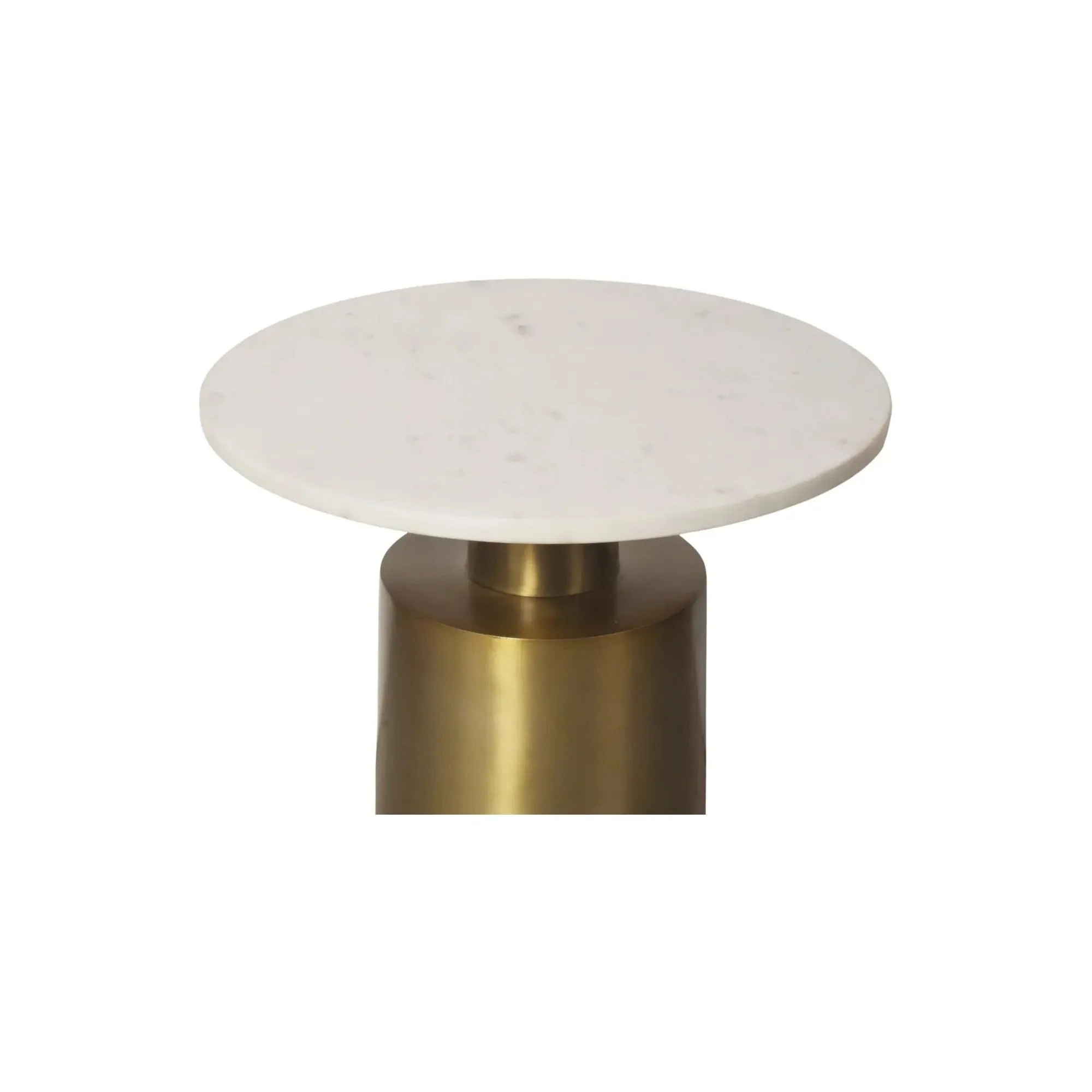 Moe's Home Collection France Gold Marble Accent Table - Image 5