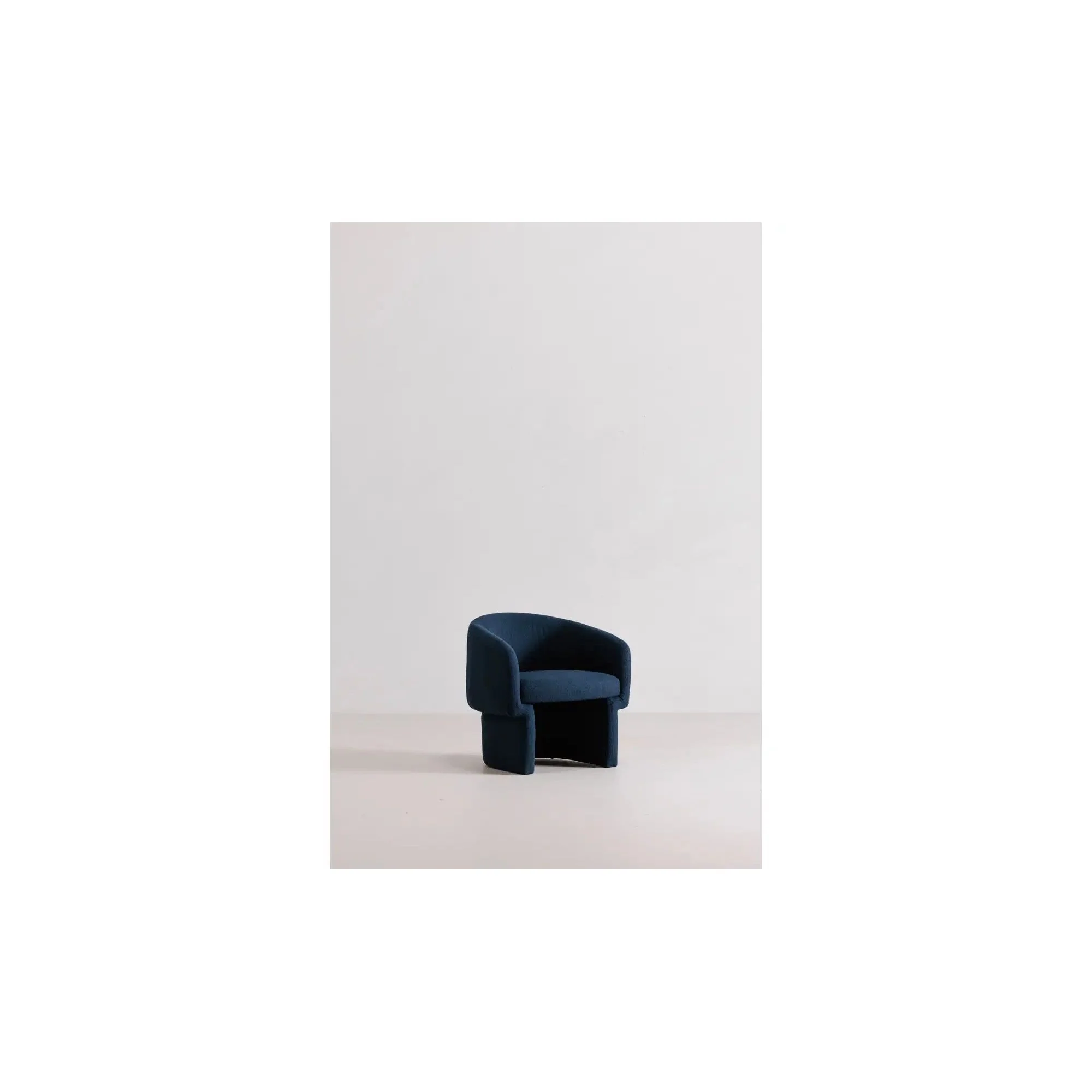 Moe's Home Collection Franco Dark Indigo Chair - Image 3