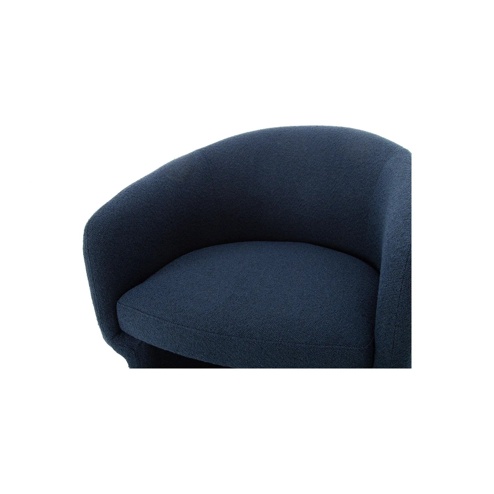 Moe's Home Collection Franco Dark Indigo Chair - Image 9