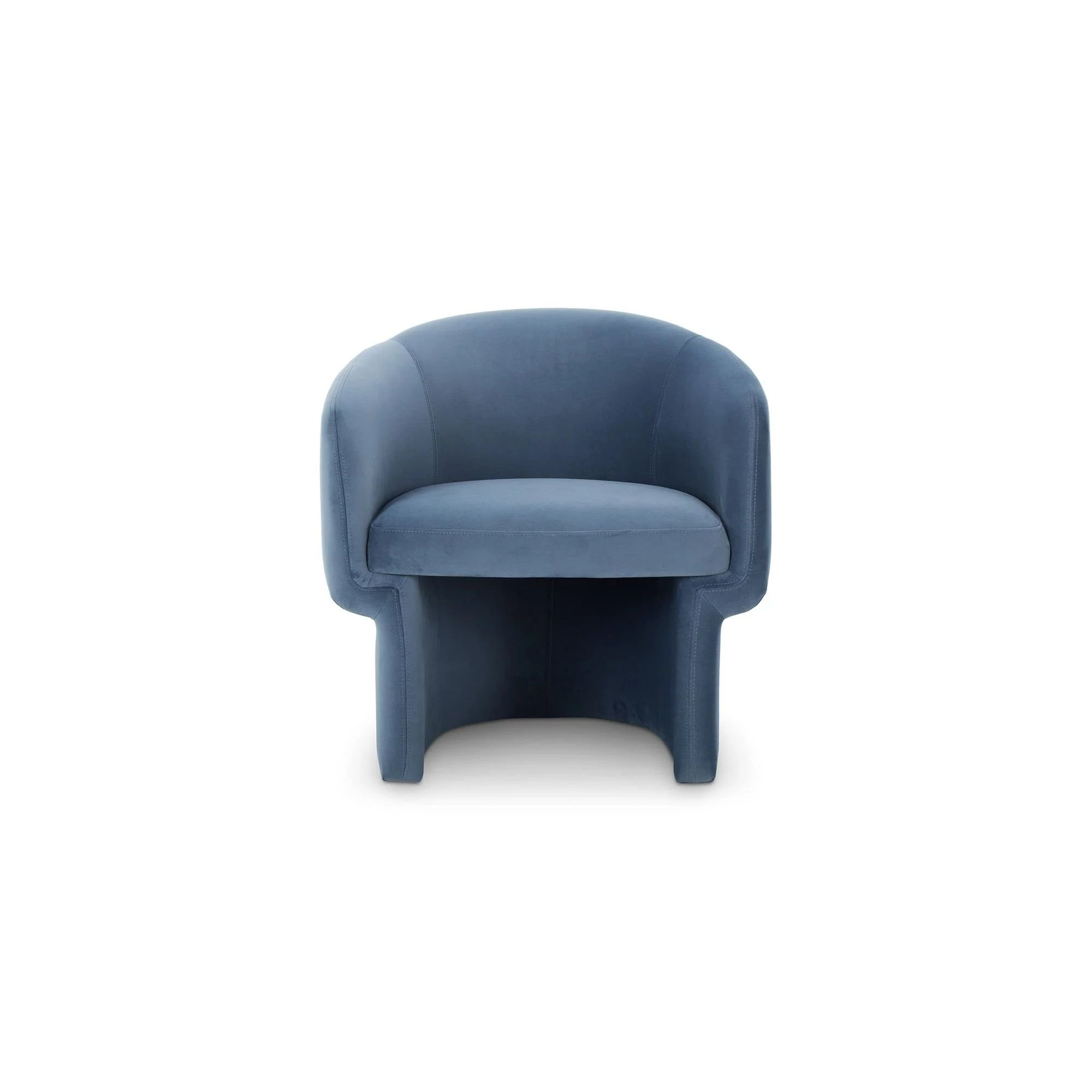 Moe's Home Collection Franco Dusted Blue Chair