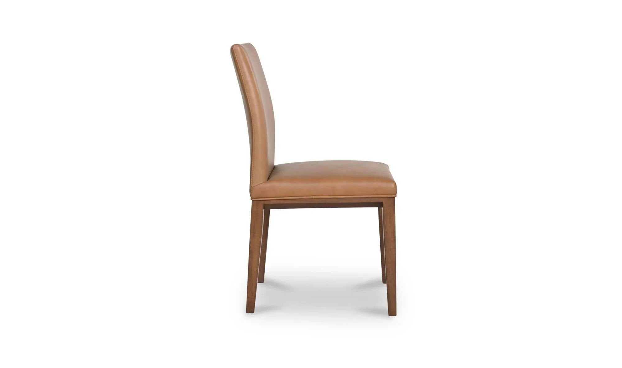Moe's Home Frankie Dining Chair Tan Leather-Set Of Two - Image 6