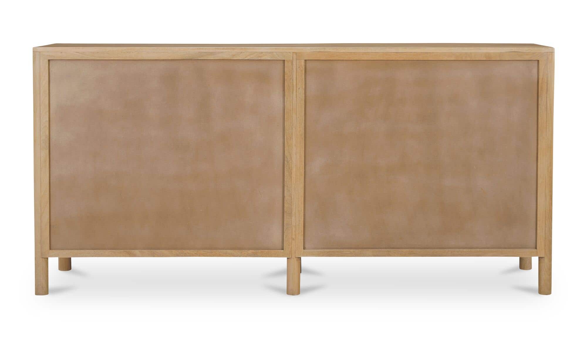 Moe's Home Fulton 4 Door Sideboard Natural - Image 6