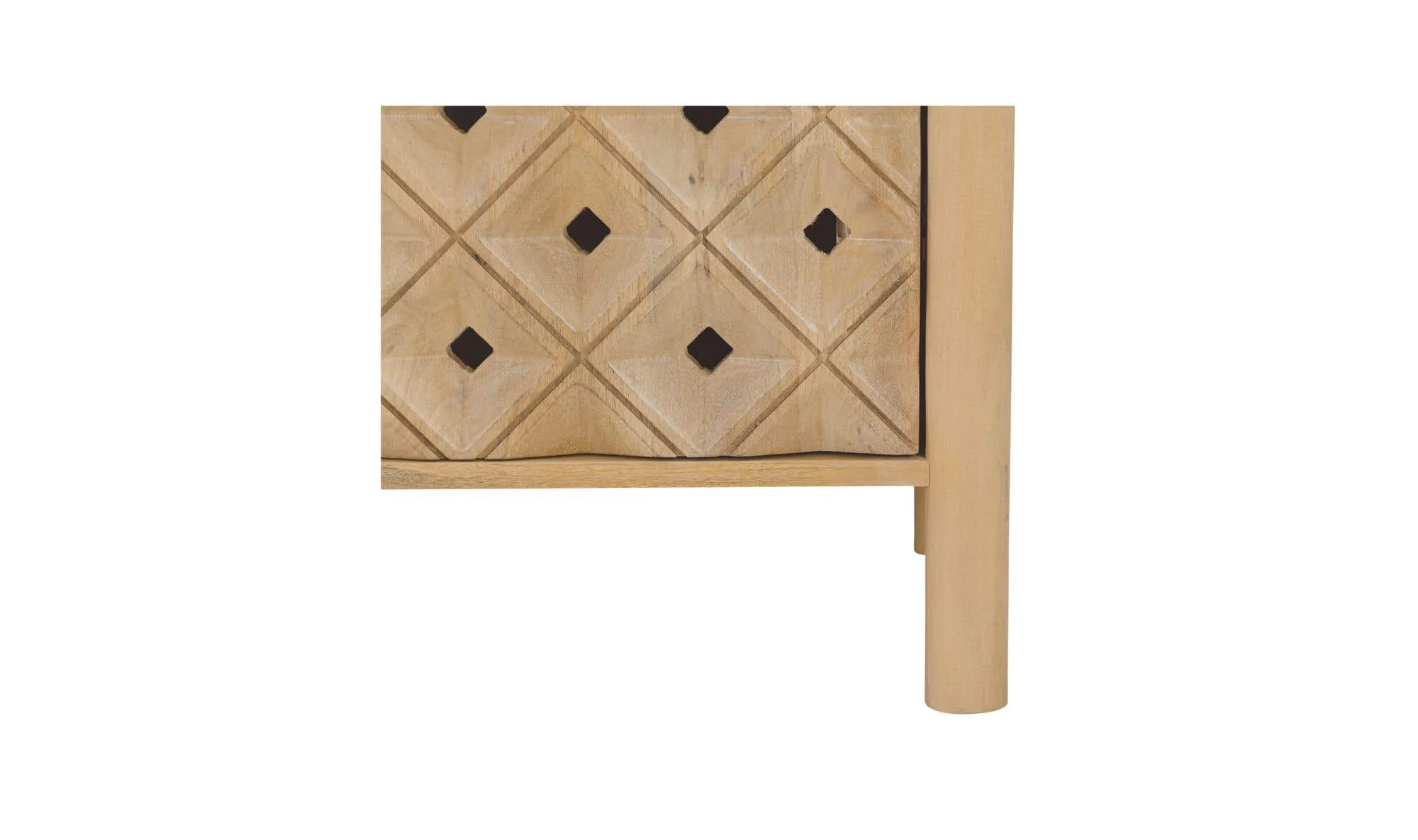 Moe's Home Fulton 4 Door Sideboard Natural - Image 9