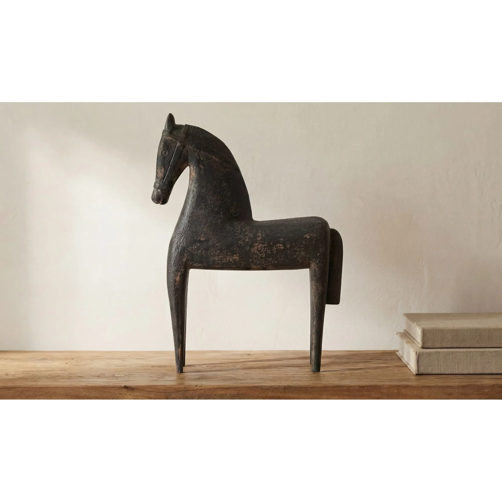 Moe's Home Gallant Wooden Sculpture Black - Image 2