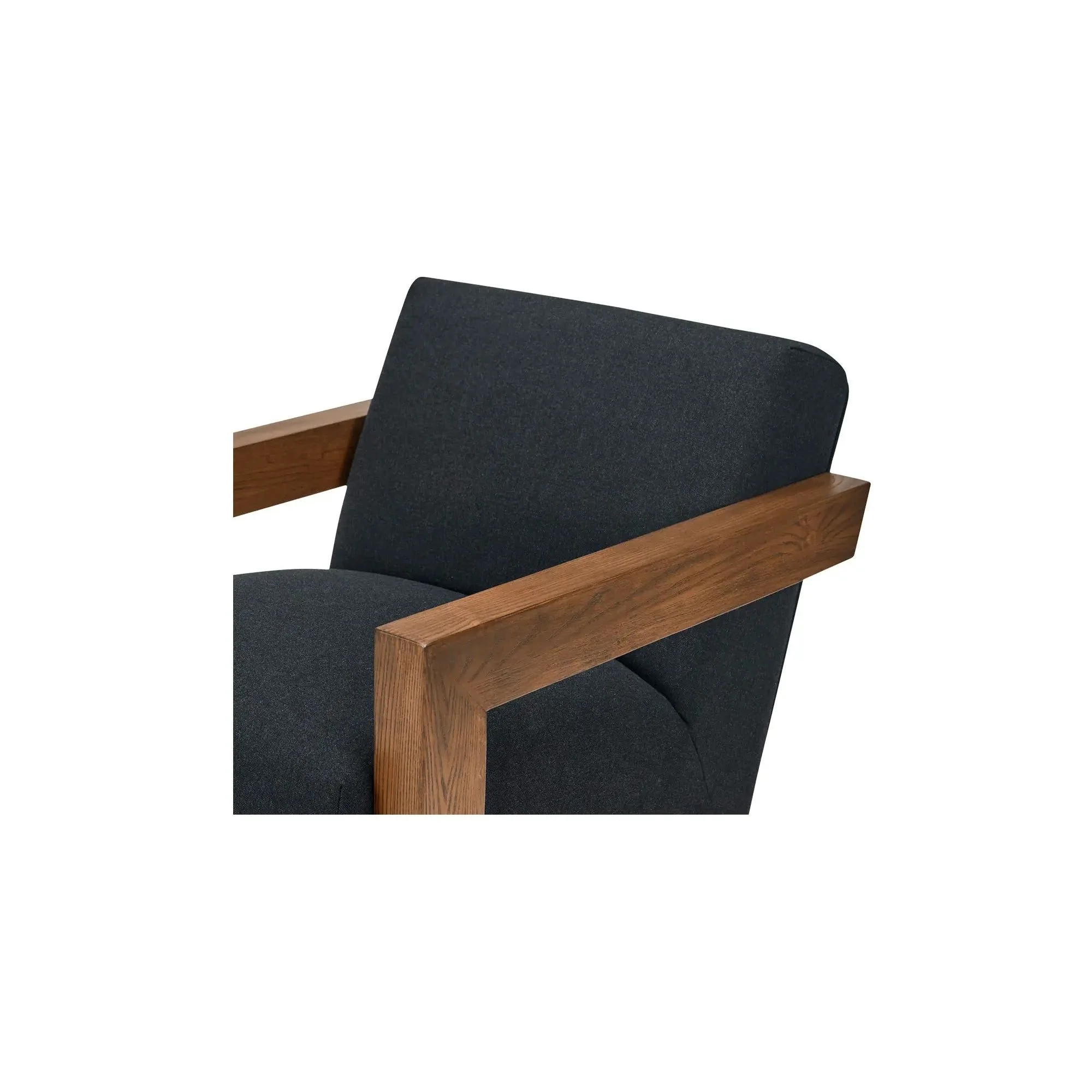 Moe's Home Collection Garnet Charcoal Lounge Chair - Image 9