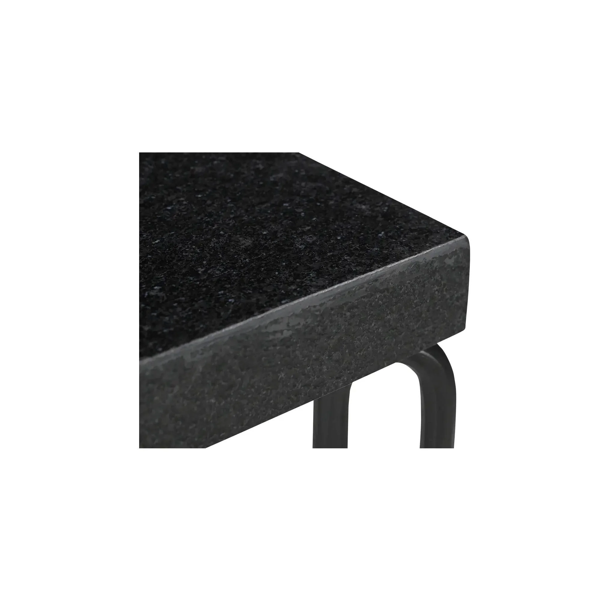 Moe's Home Collection Getty Black Granite Side Table - Image 8
