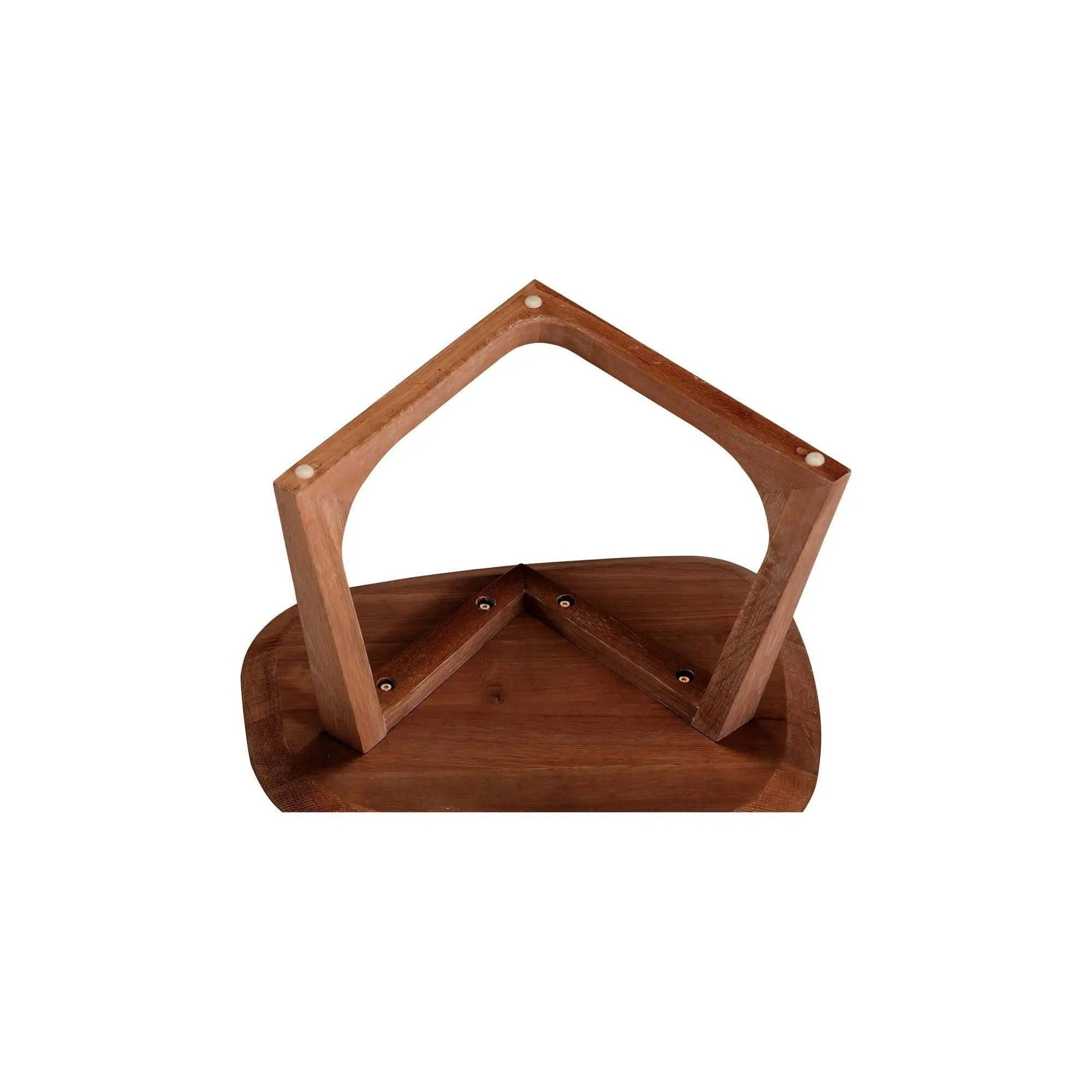 Moe's Home Godenza Brown Walnut Wood End Table - Image 7