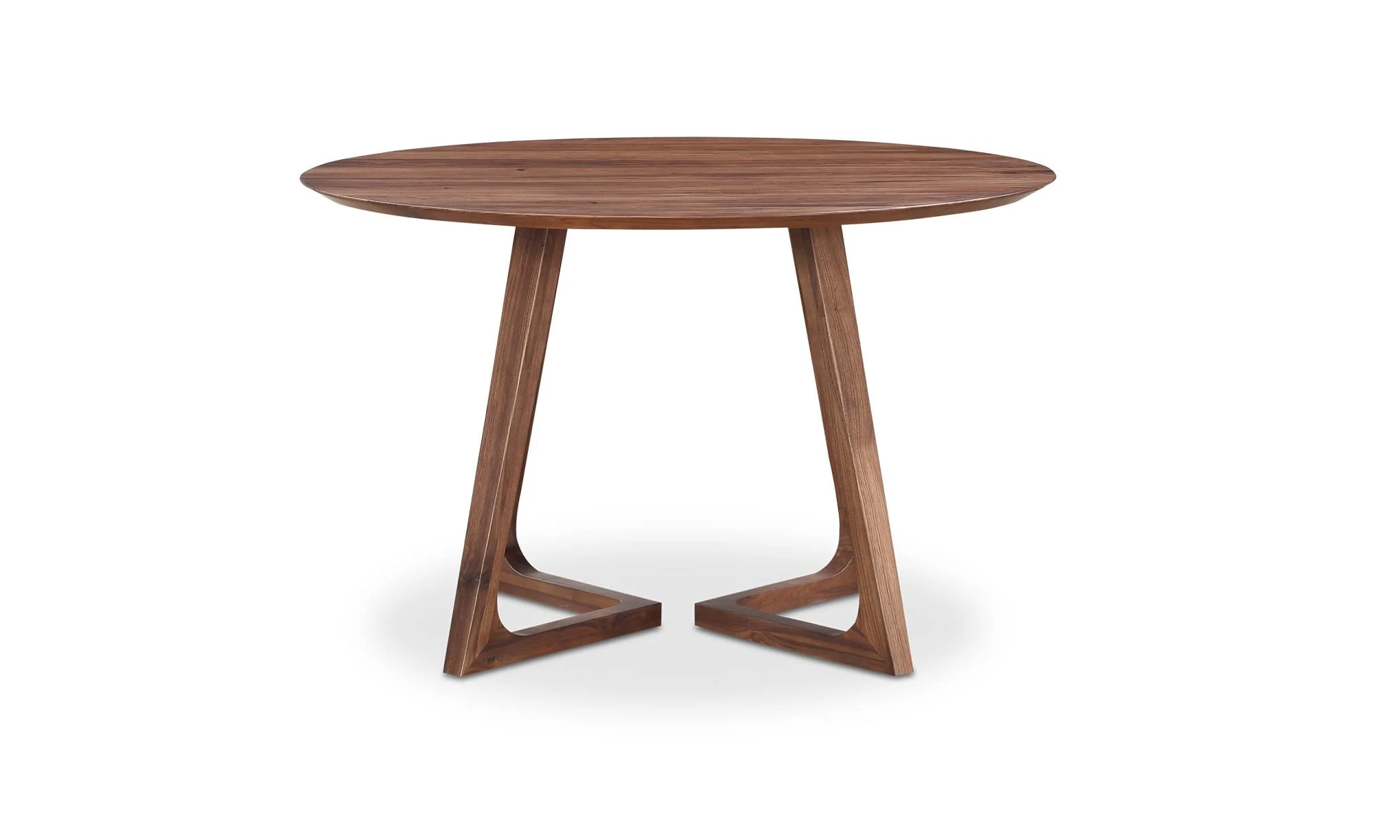 Moe's Home Godenza Round Dining Table Walnut